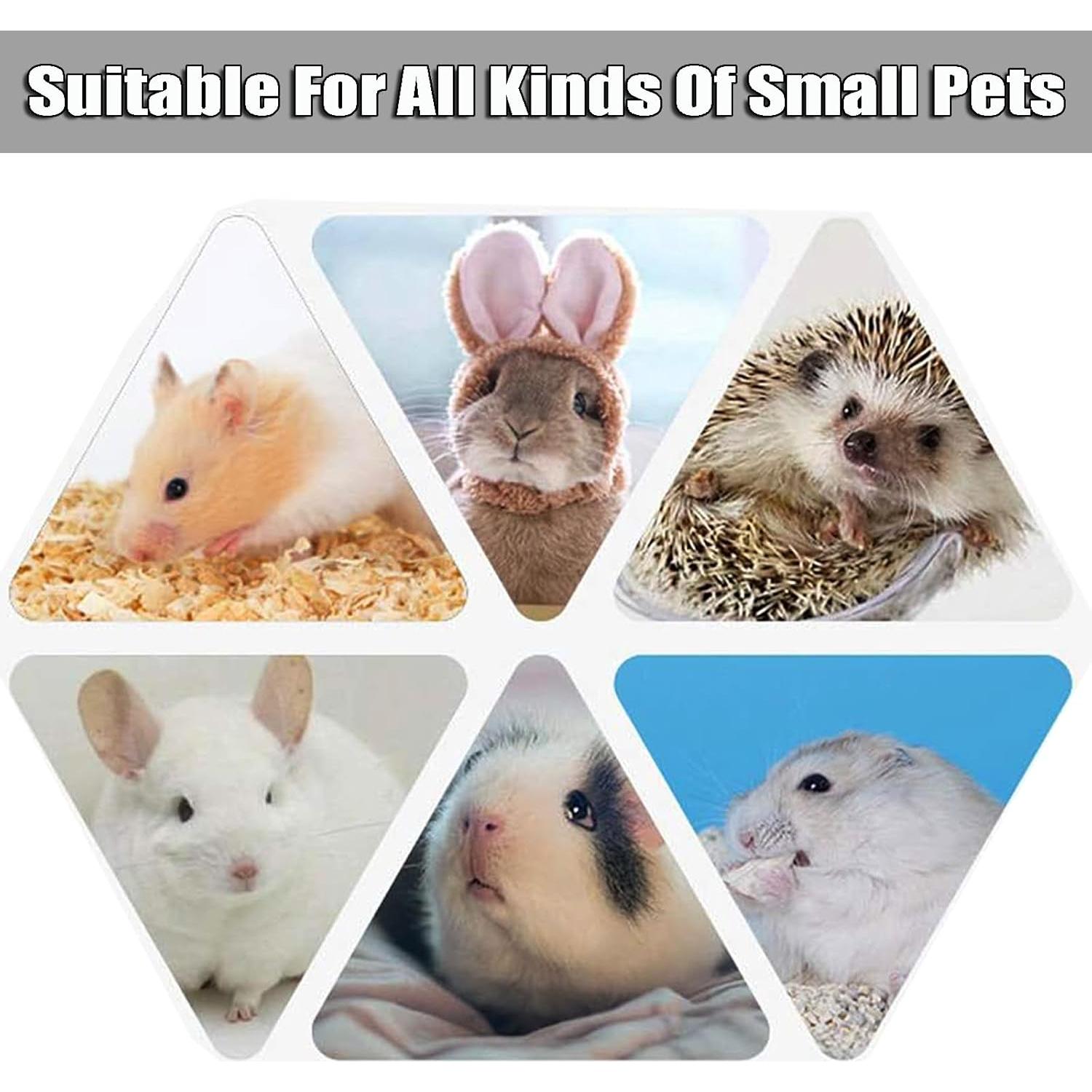 Botella de Agua Sin Goteo GKYZBB 125ml para Hámsters y Cobayas