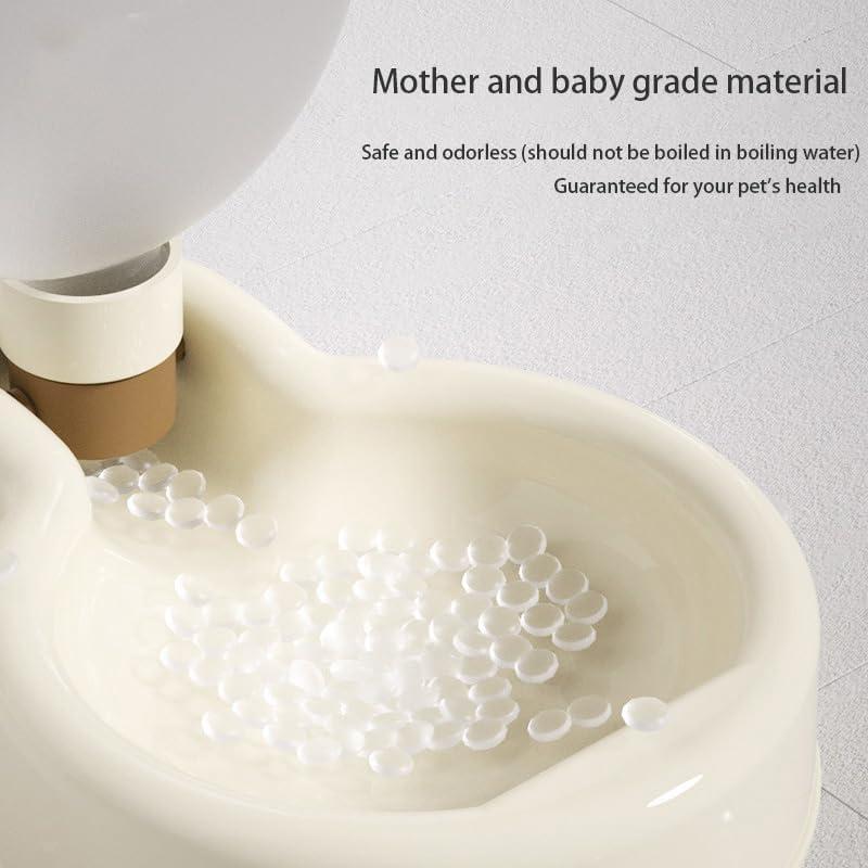 Botella de Agua Plegable para Perros Zlveuzjs 350 ml Beige