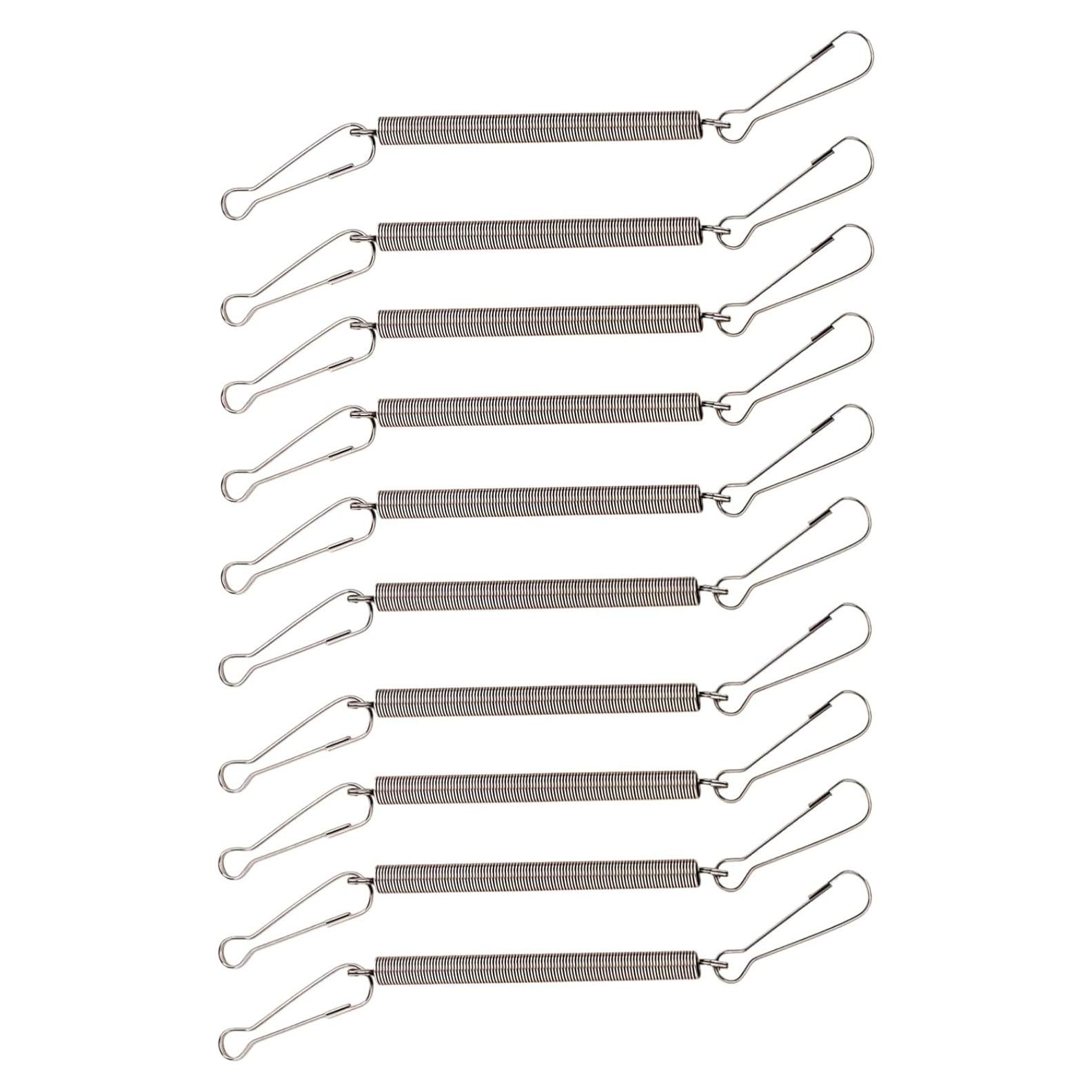 10 Clips de Resorte Zhuluck para Botellas de Agua Mascotas