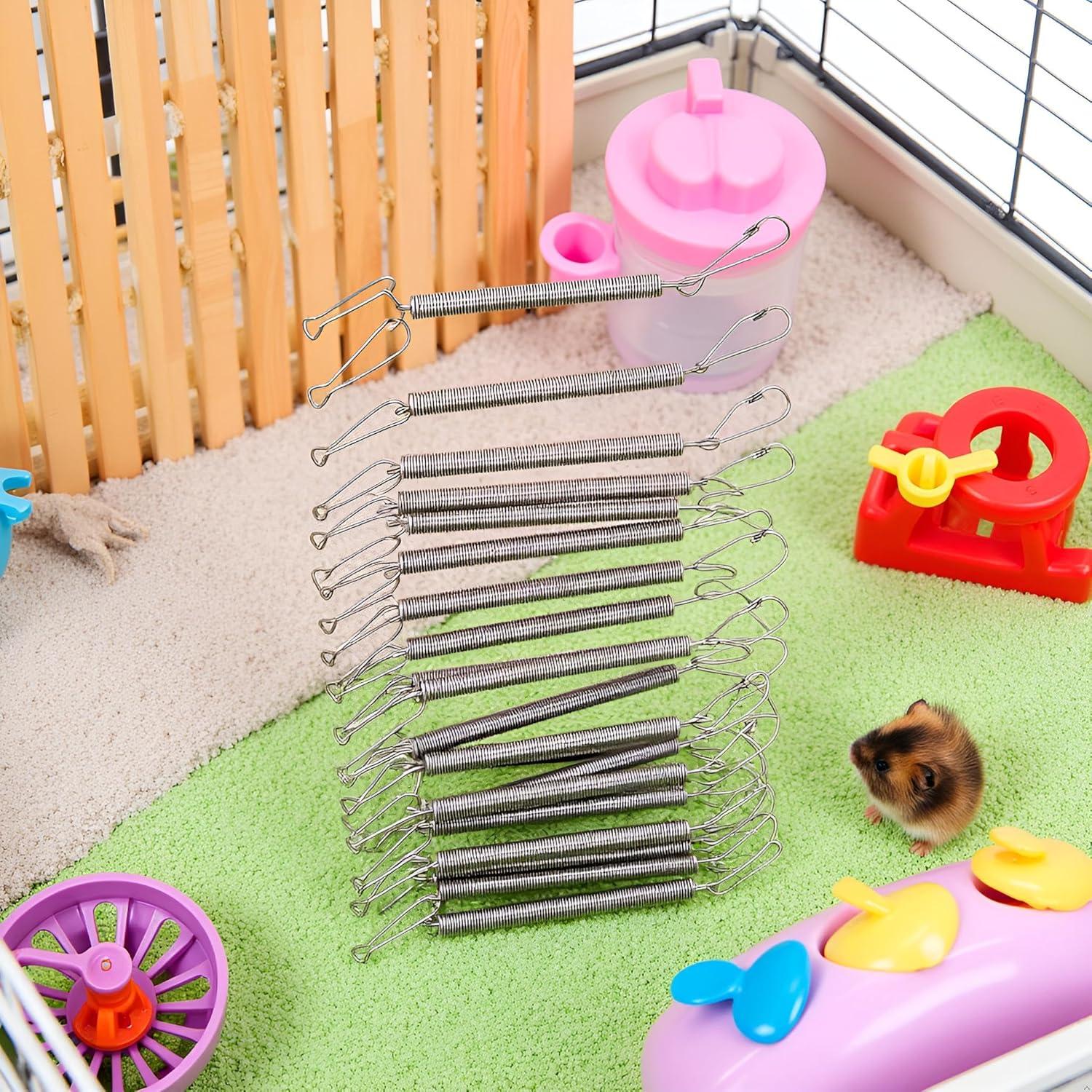 10 Clips de Resorte Zhuluck para Botellas de Agua Mascotas