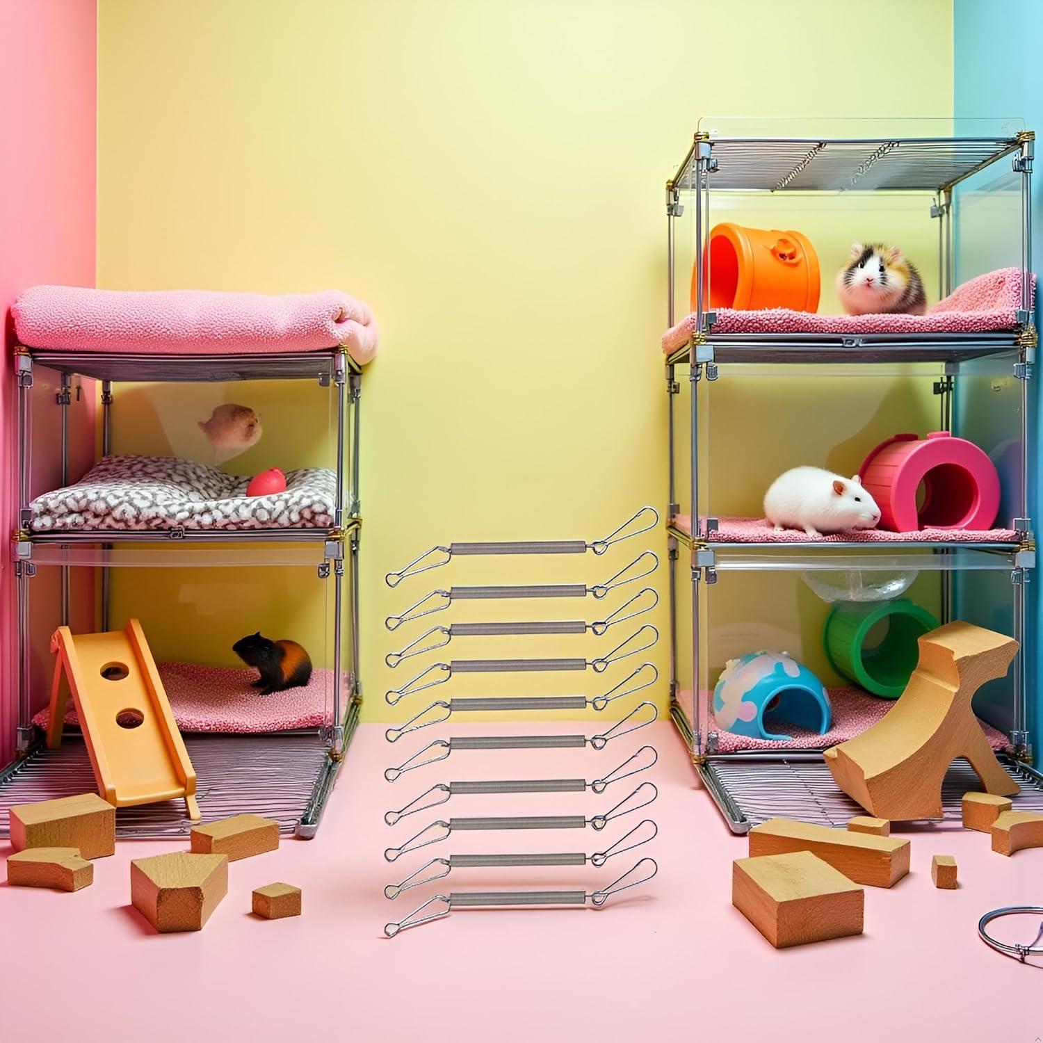 10 Clips de Resorte Zhuluck para Botellas de Agua Mascotas