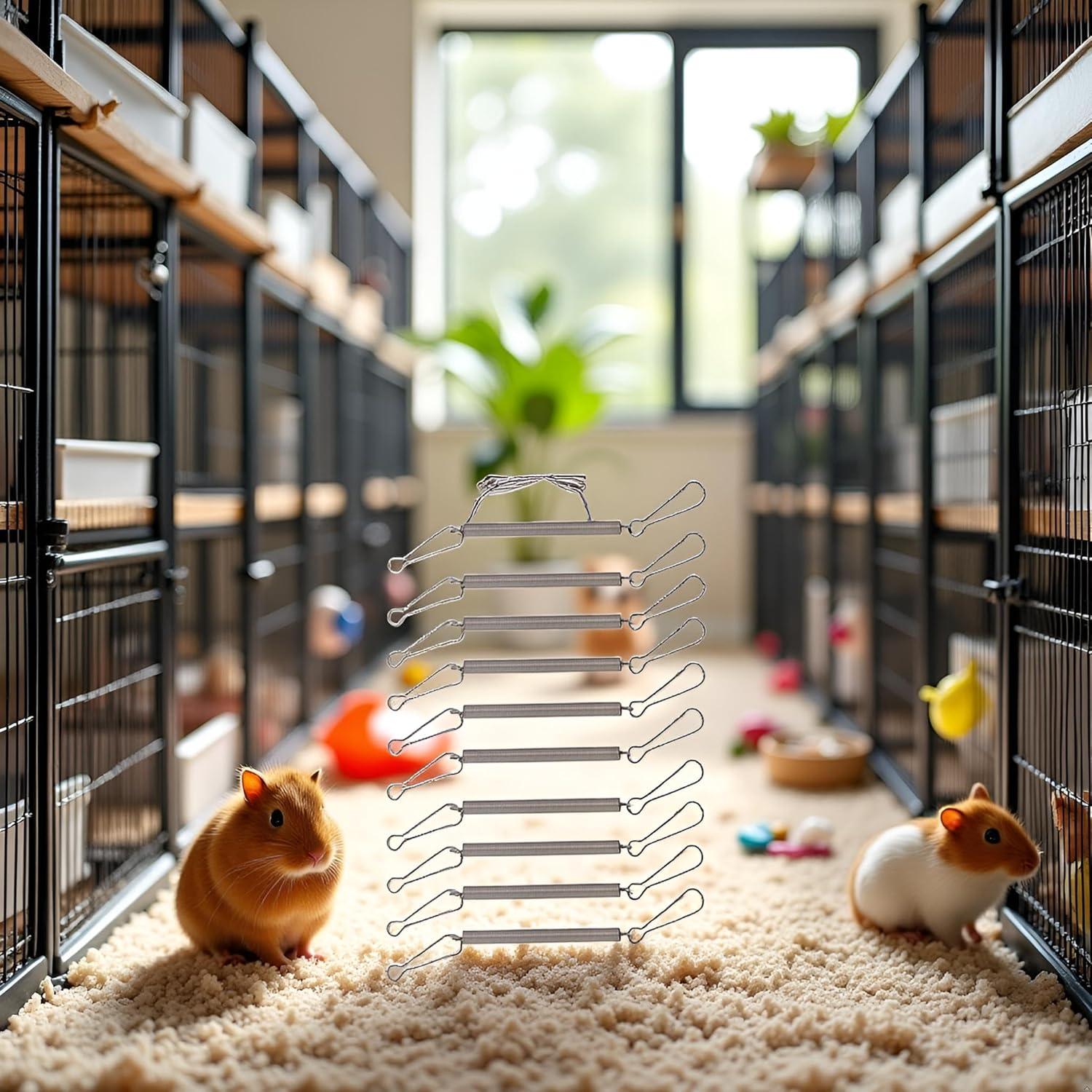 10 Clips de Resorte Zhuluck para Botellas de Agua Mascotas