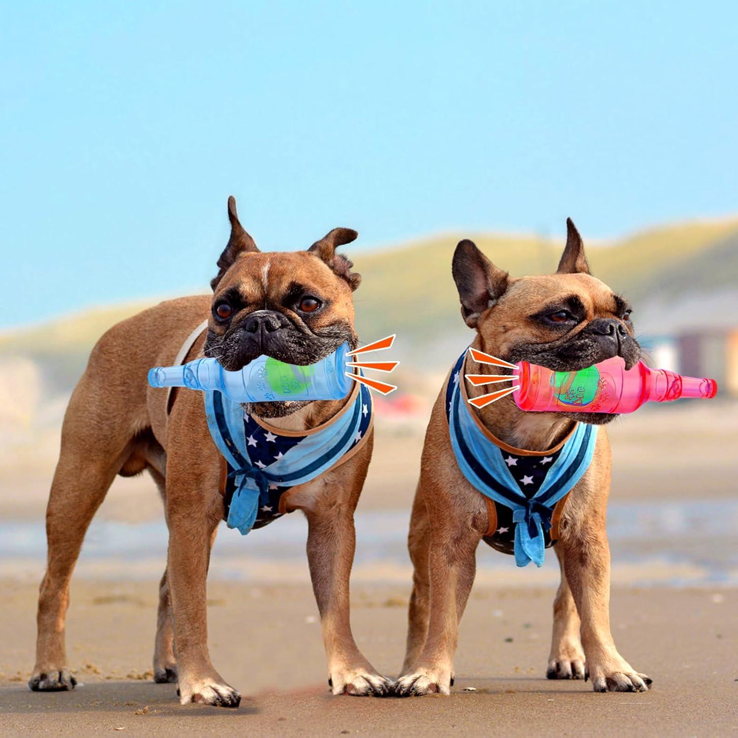 Juguete Interactivo para Perros Mity Rain Botella Azul 14cm