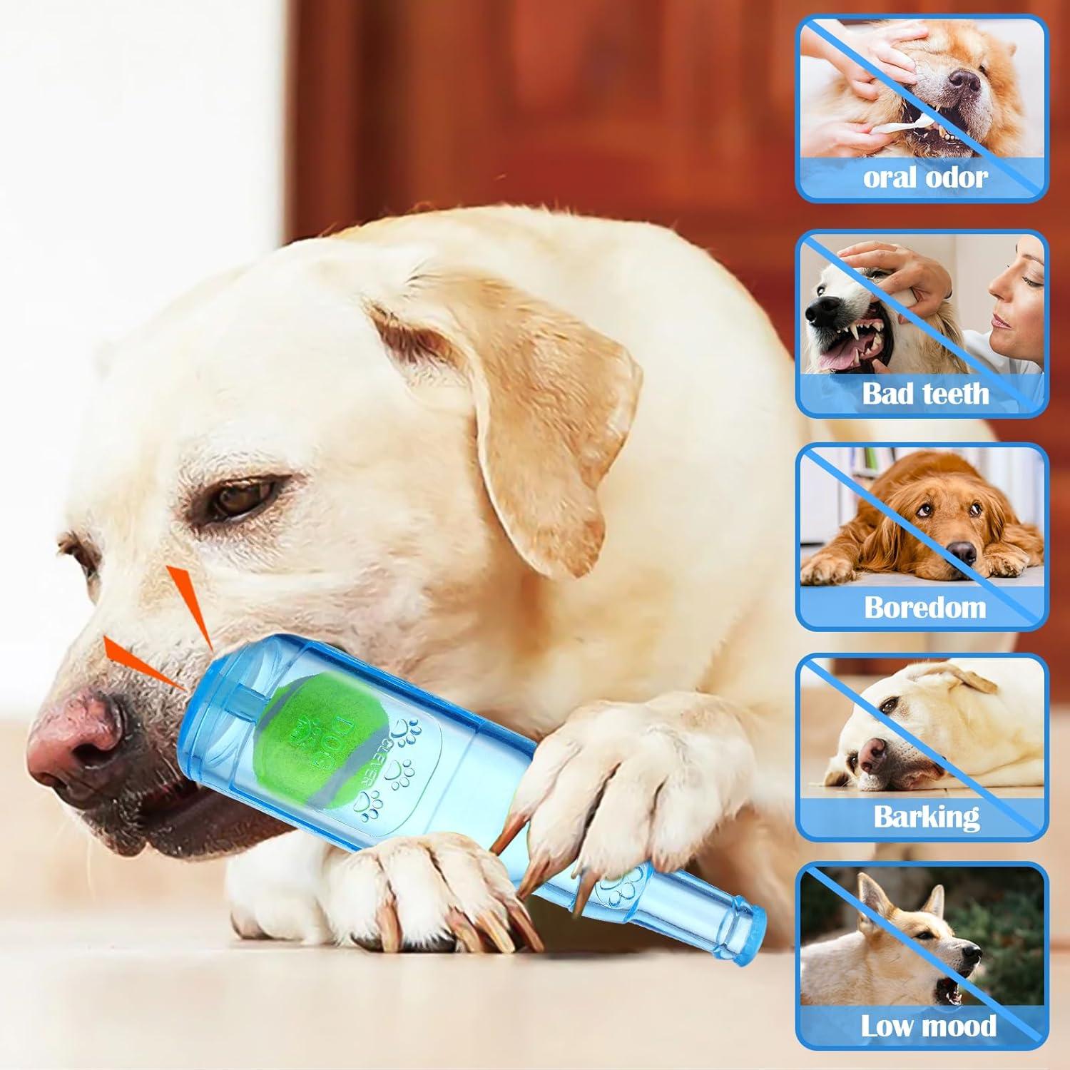 Juguete Interactivo para Perros Mity Rain Botella Azul 14cm