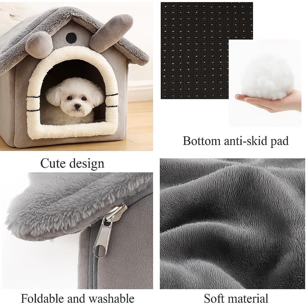 Cama Cueva para Gatos Chengdu - Grande, Desmontable y Lavable