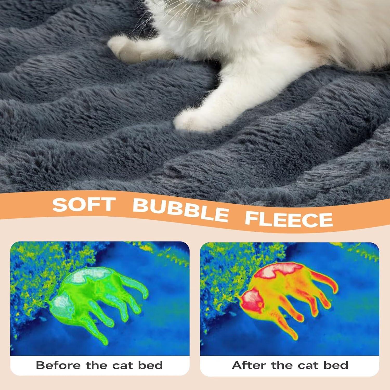 Saco de dormir para gatos Paw Legend 60x55 cm autocalentable