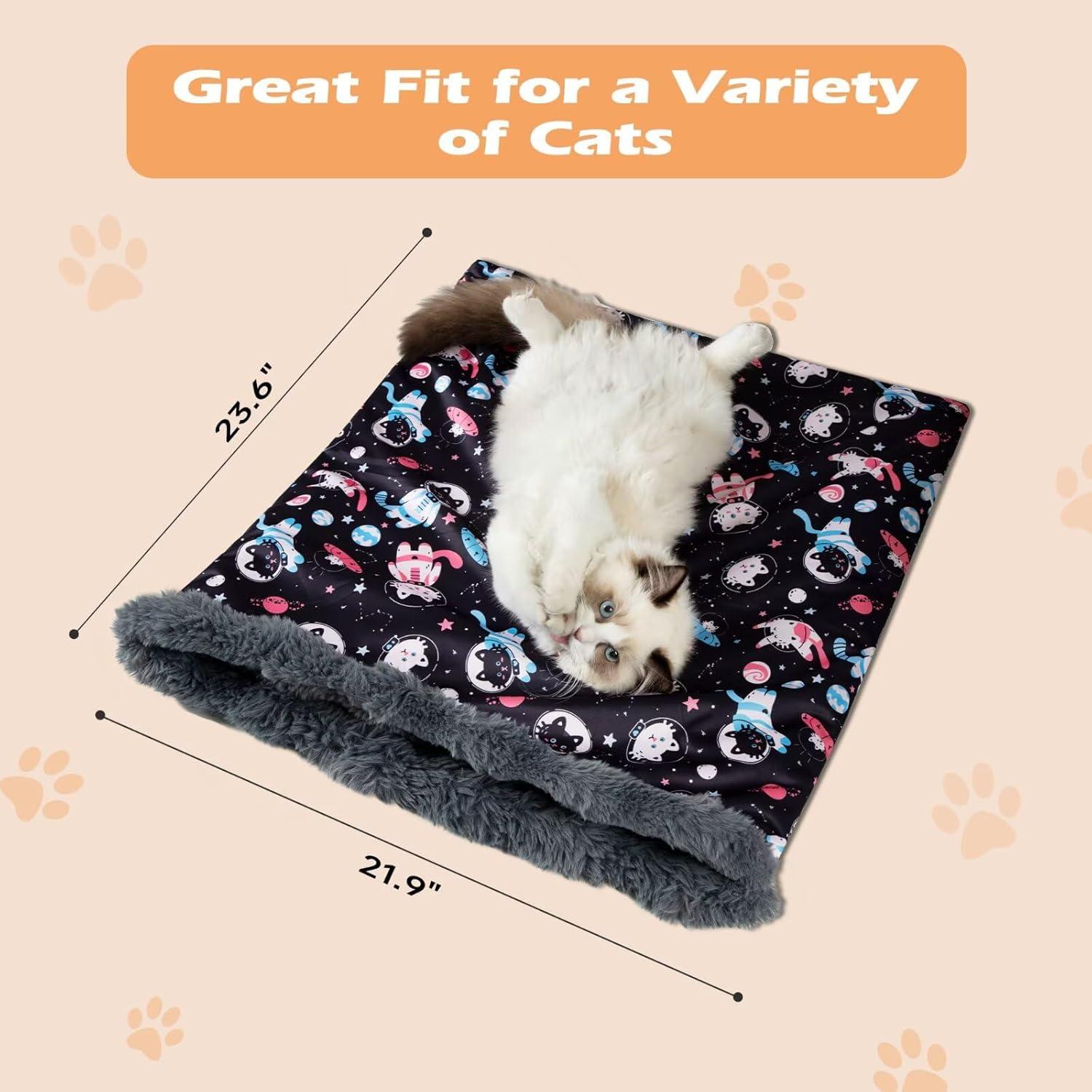 Saco de dormir para gatos Paw Legend 60x55 cm autocalentable