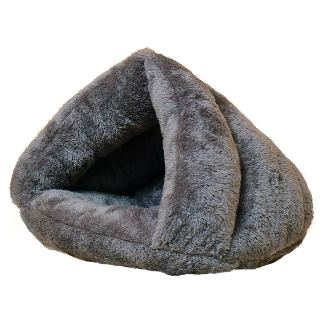 Cama para mascotas Beskie L 45x45cm Gris suave y cálida