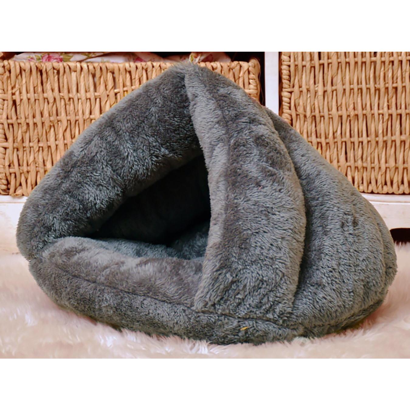 Cama para mascotas Beskie L 45x45cm Gris suave y cálida