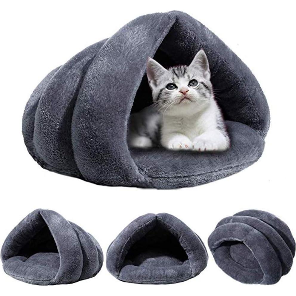 Cama para mascotas Beskie L 45x45cm Gris suave y cálida