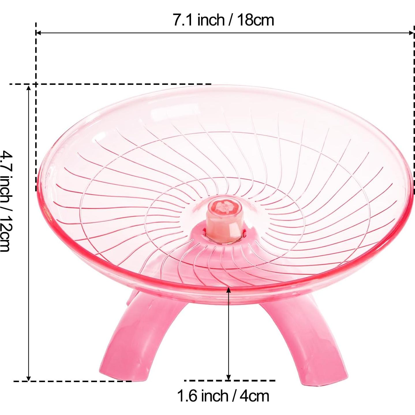 Rueda de Hámster Silenciosa 3 Piezas Foraineam 18 cm