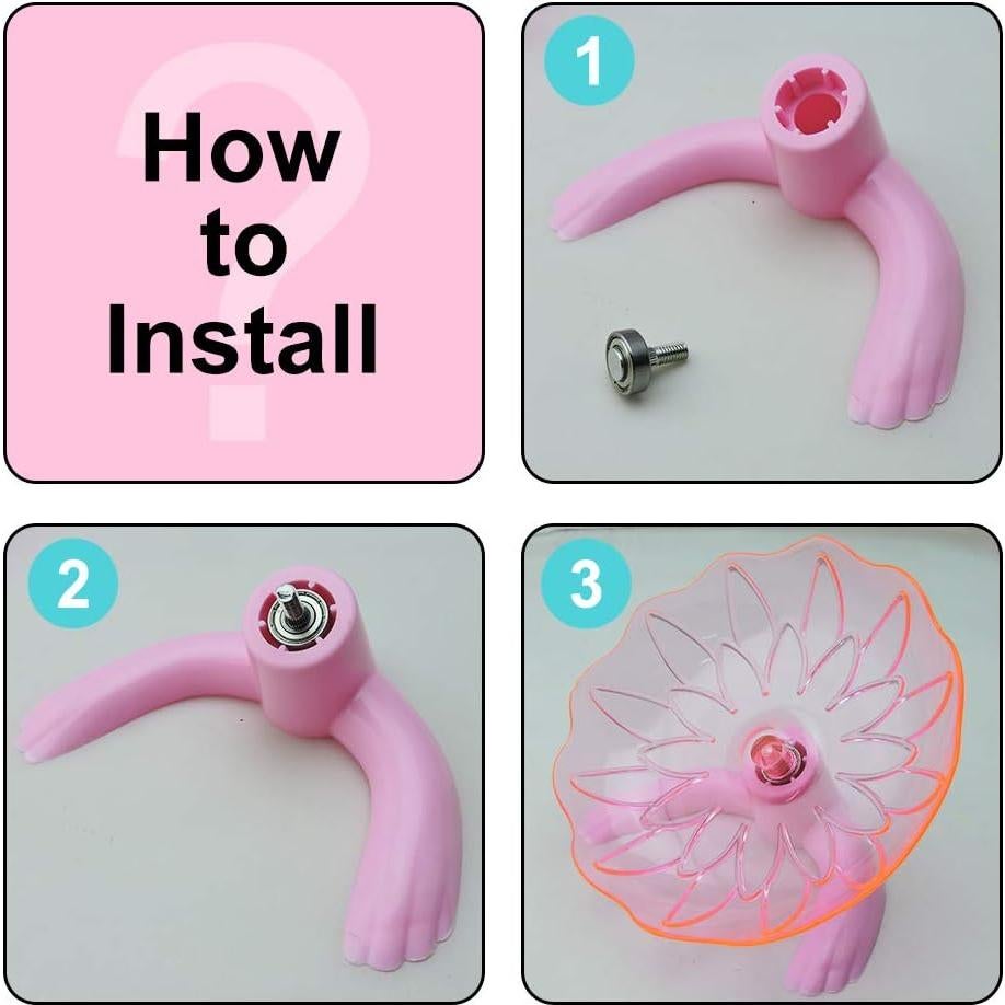 Plato Volador WishLotus para Hámster Rosa 17.78cm