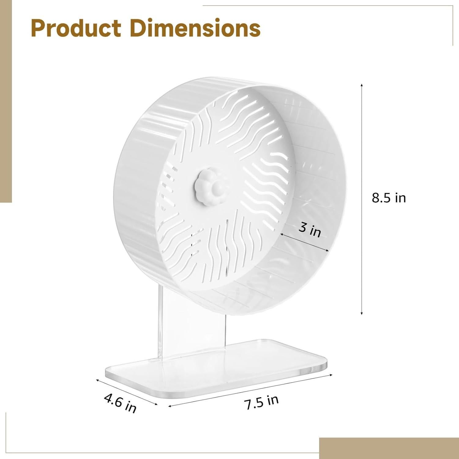 Rueda de Ejercicio Silenciosa Homaisson 20.8 cm para Hámsters