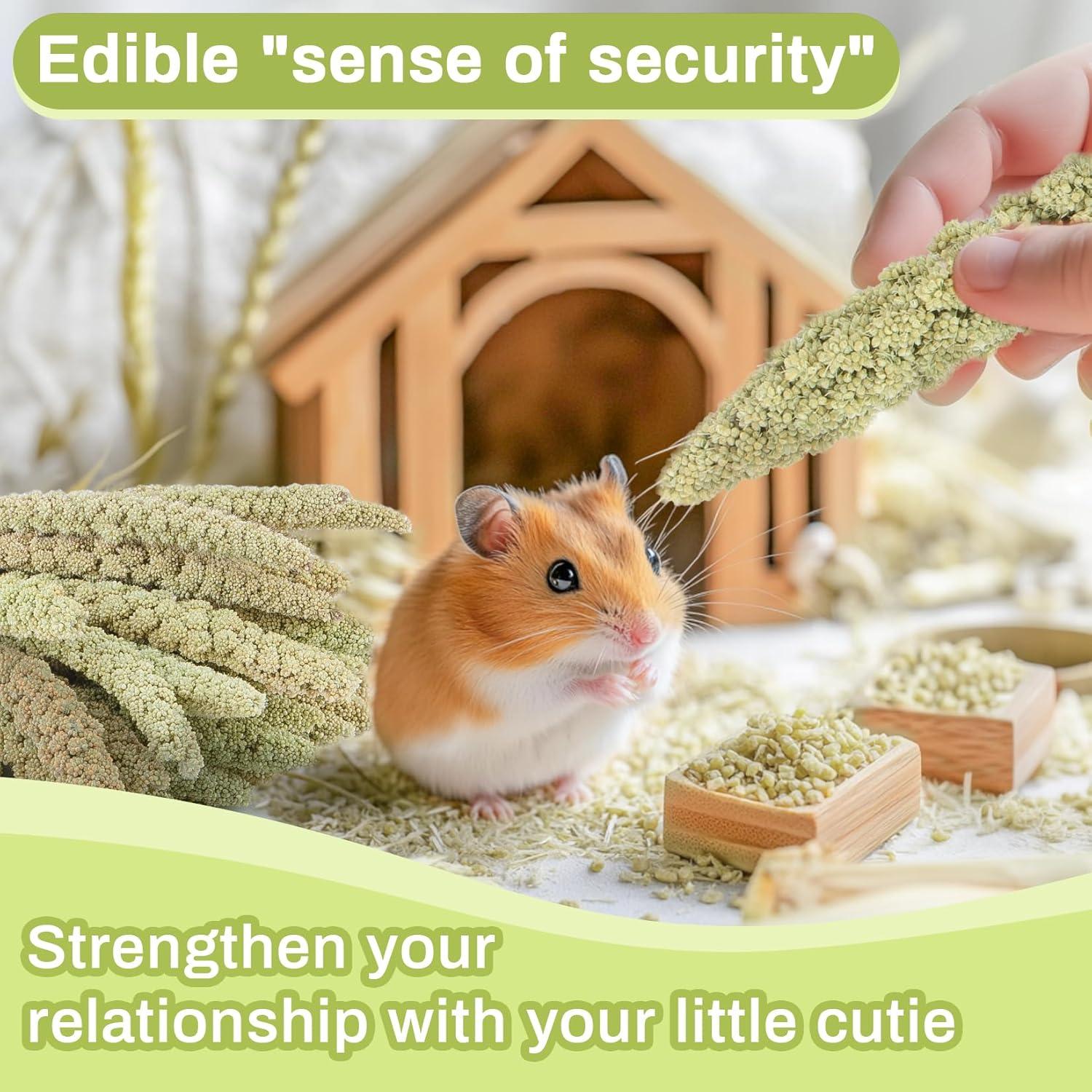 Rociadores de Mijo Natural para Hámster Sukh - 30 Piezas