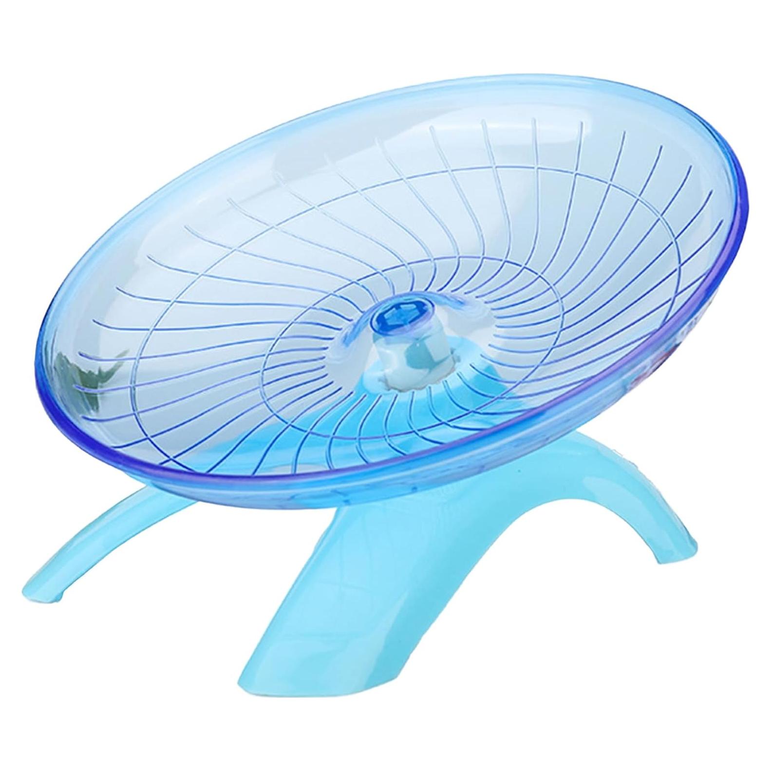 Rueda de Correr Silenciosa NIhtian para Hámster 30 cm Azul