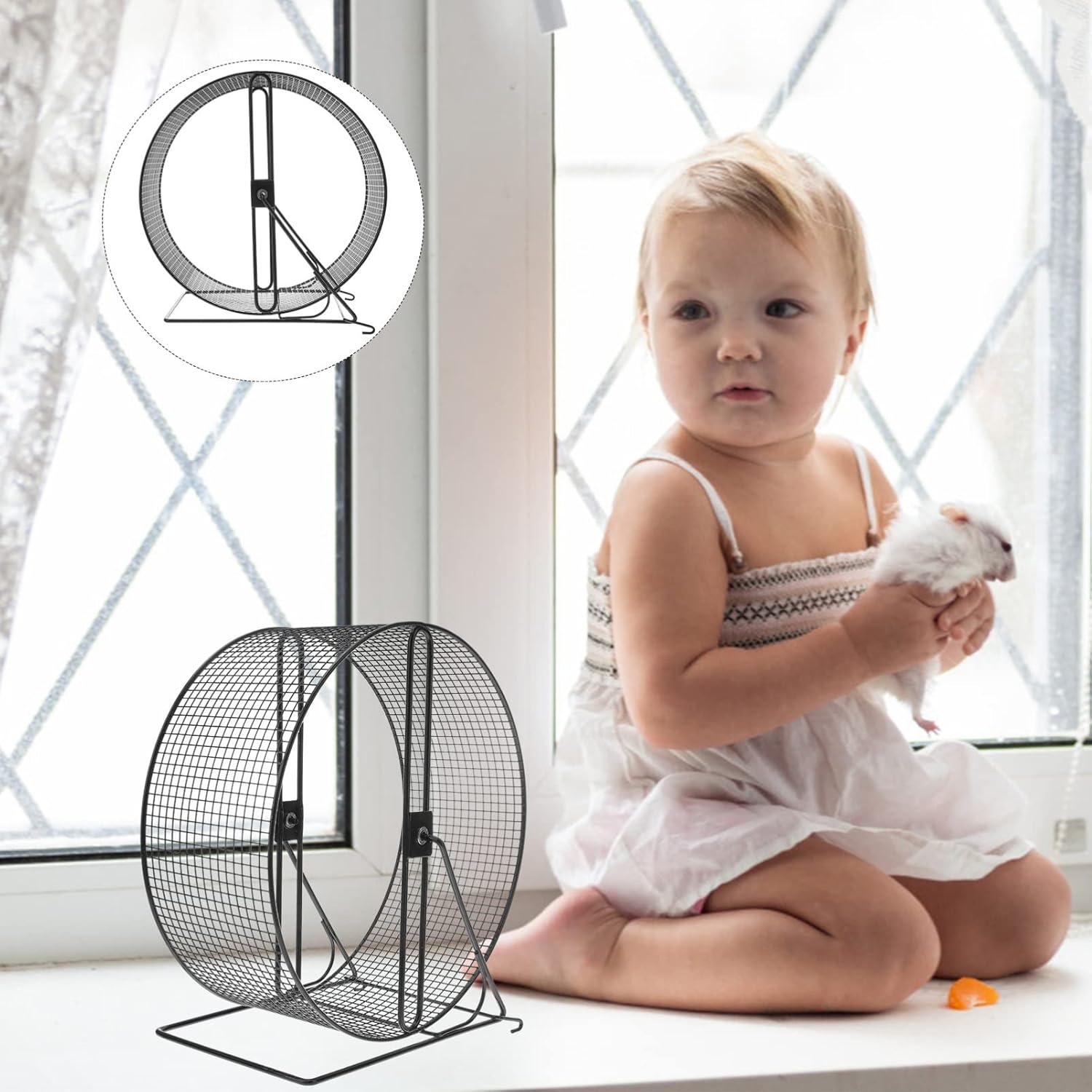 Rueda de Correr Silenciosa POPETPOP para Hámsters y Cobayas