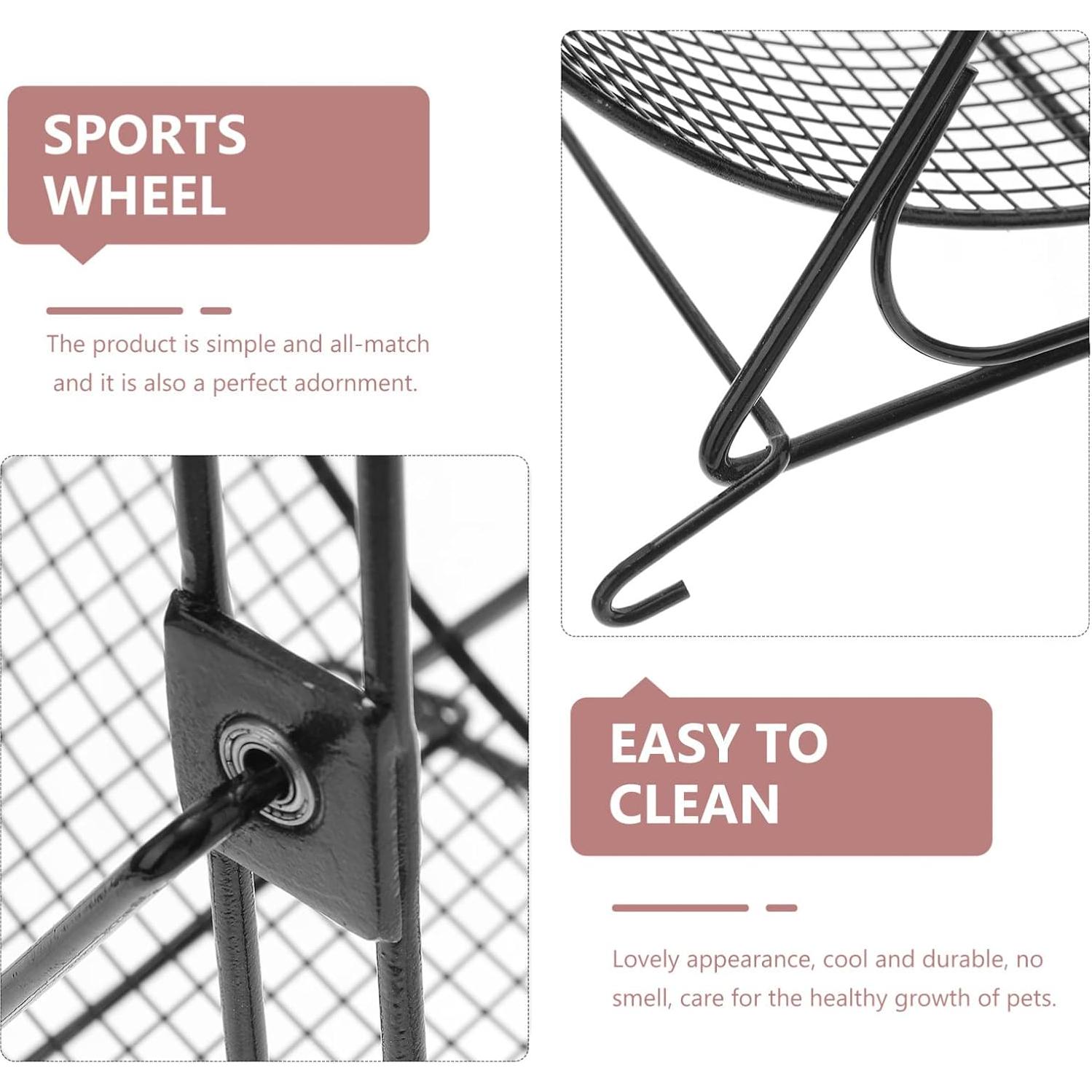 Rueda de Correr Silenciosa POPETPOP para Hámsters y Cobayas