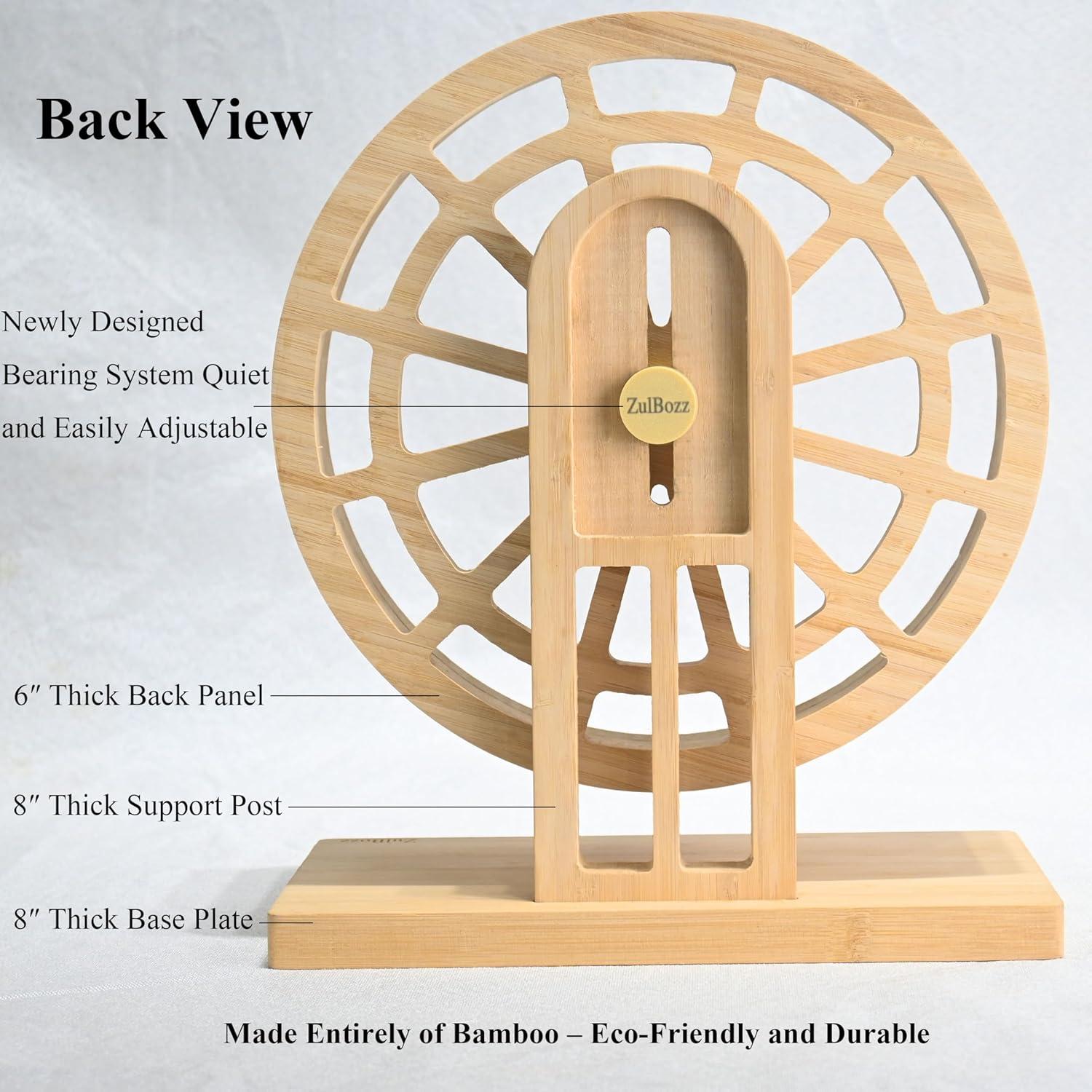 Rueda de Hámster ZulBozz 17.8 cm Silenciosa y Ajustable