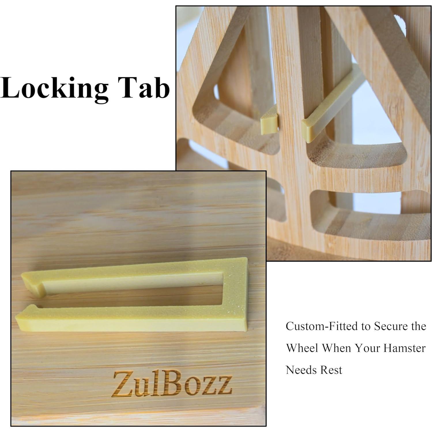 Rueda de Hámster ZulBozz 17.8 cm Silenciosa y Ajustable