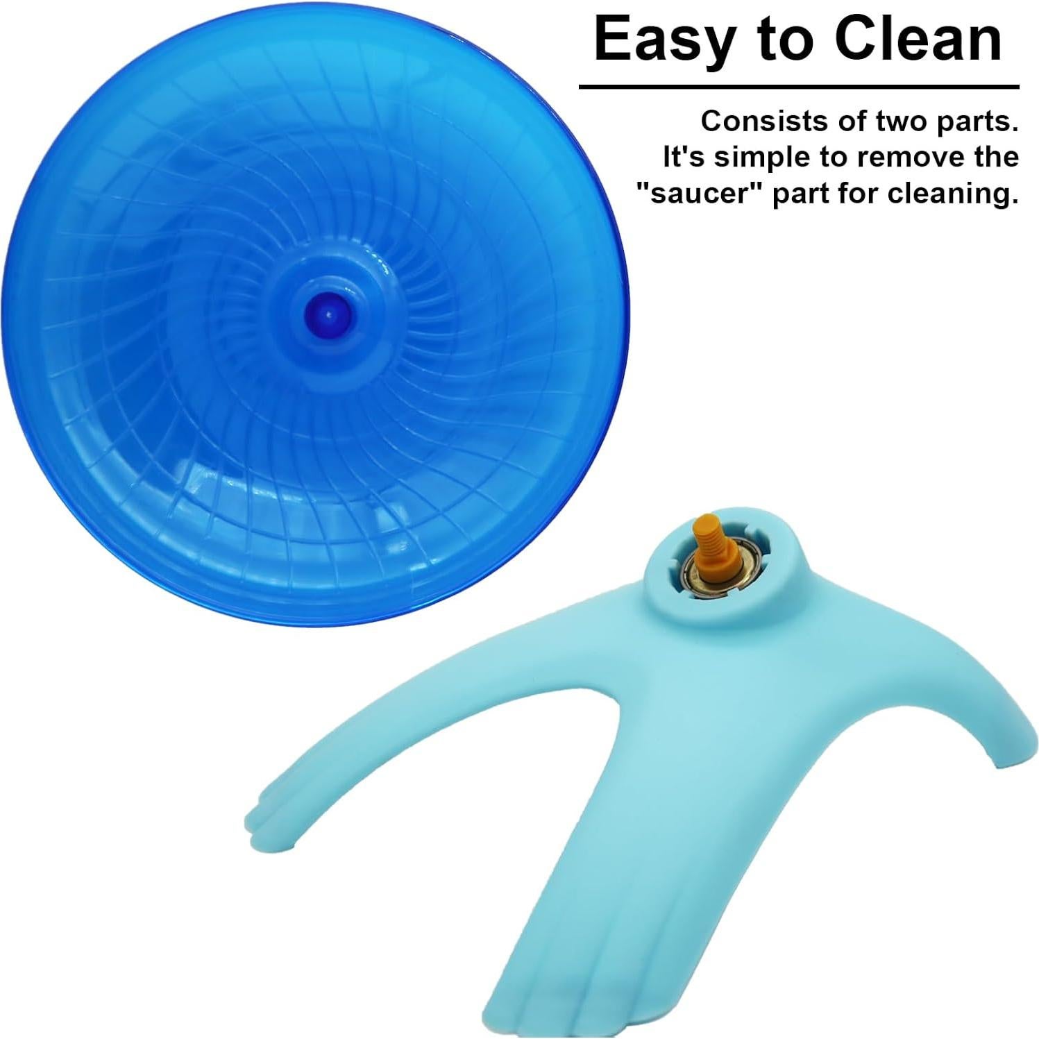 Rueda de Ejercicio para Cangrejo Ermitaño Wenriko 18.8cm Azul