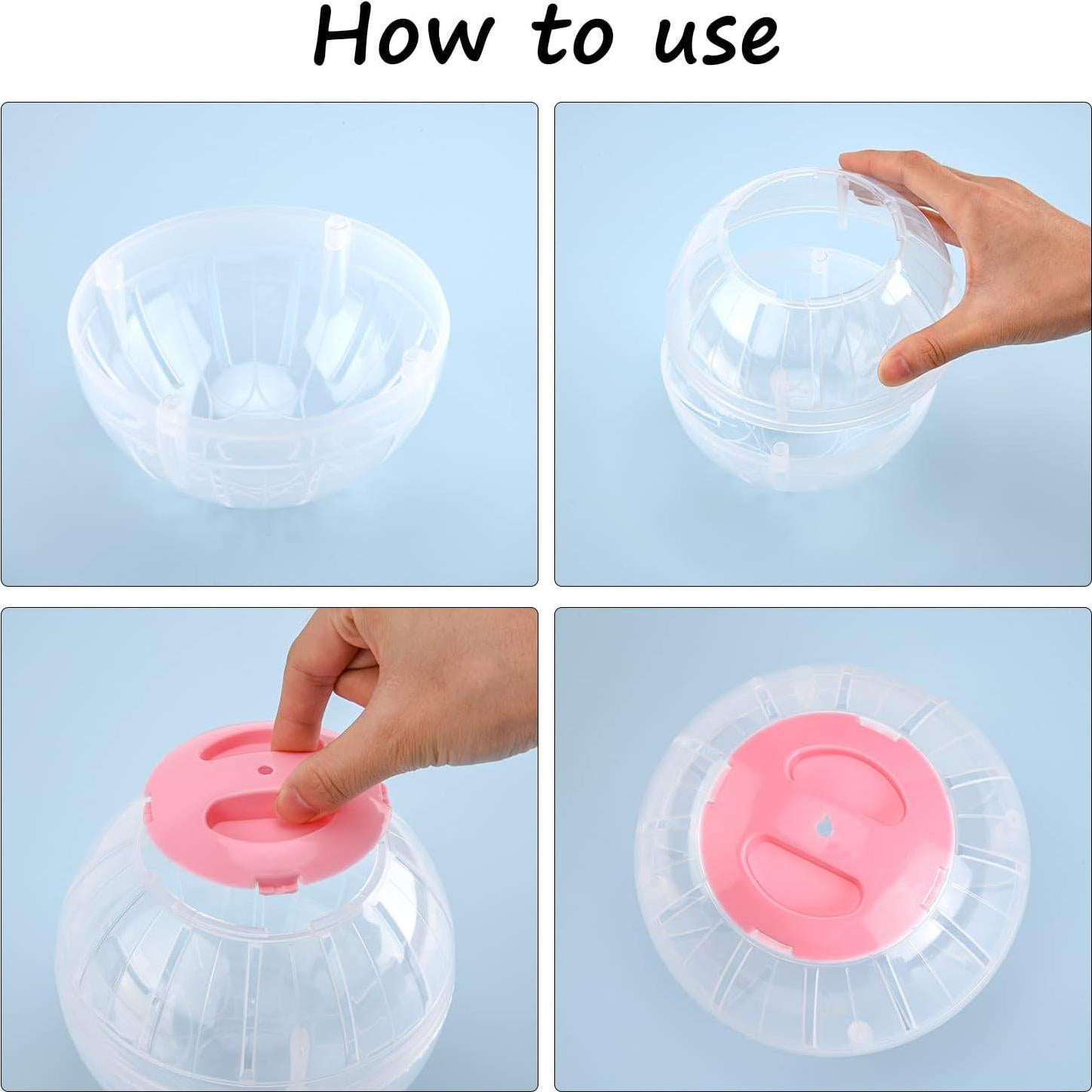 Bola de Ejercicio para Hámster FANKUTOYS 14.5 cm Transparente