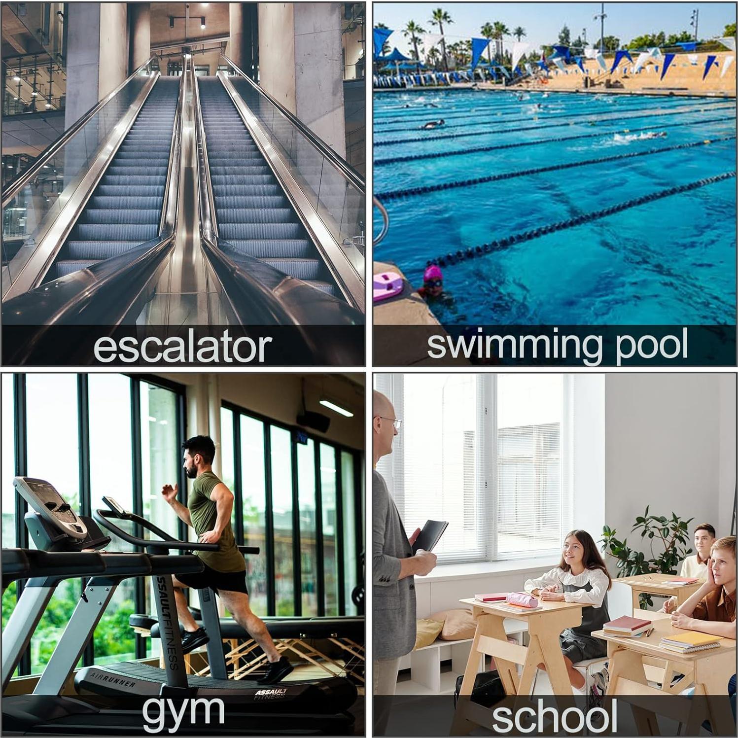 Paquete de 2 Cintas Antideslizantes MELIFE para Rueda de Mascotas