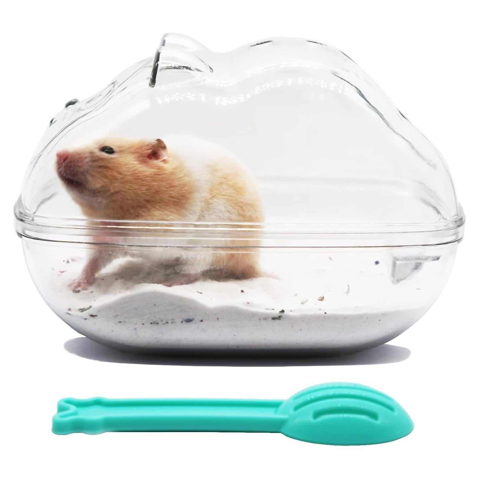 Contenedor de Baño de Arena para Hámster Wenriko - 14.1x9.8x6.4 cm