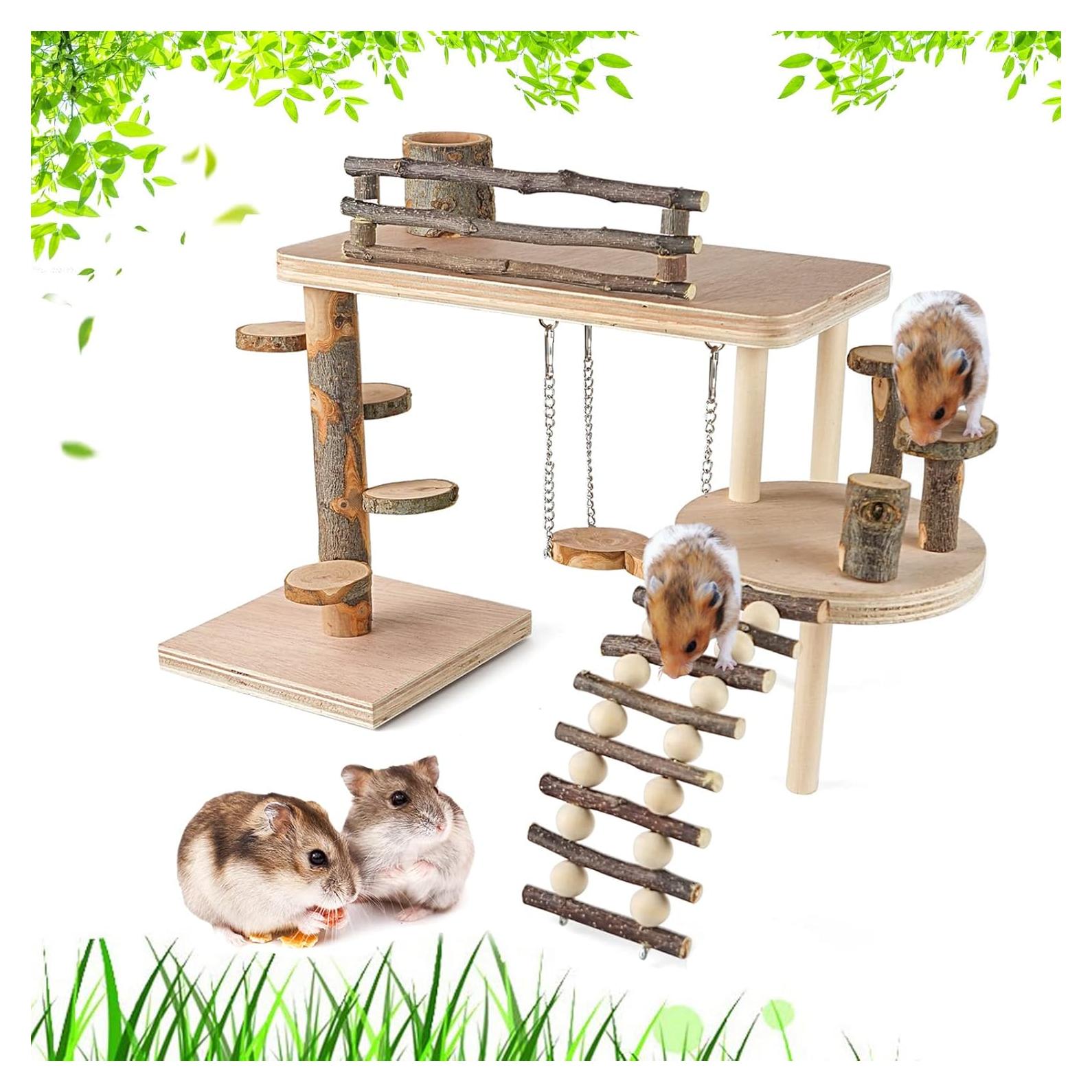 Parque Infantil de Madera VolksRose para Hámster 45x30 cm