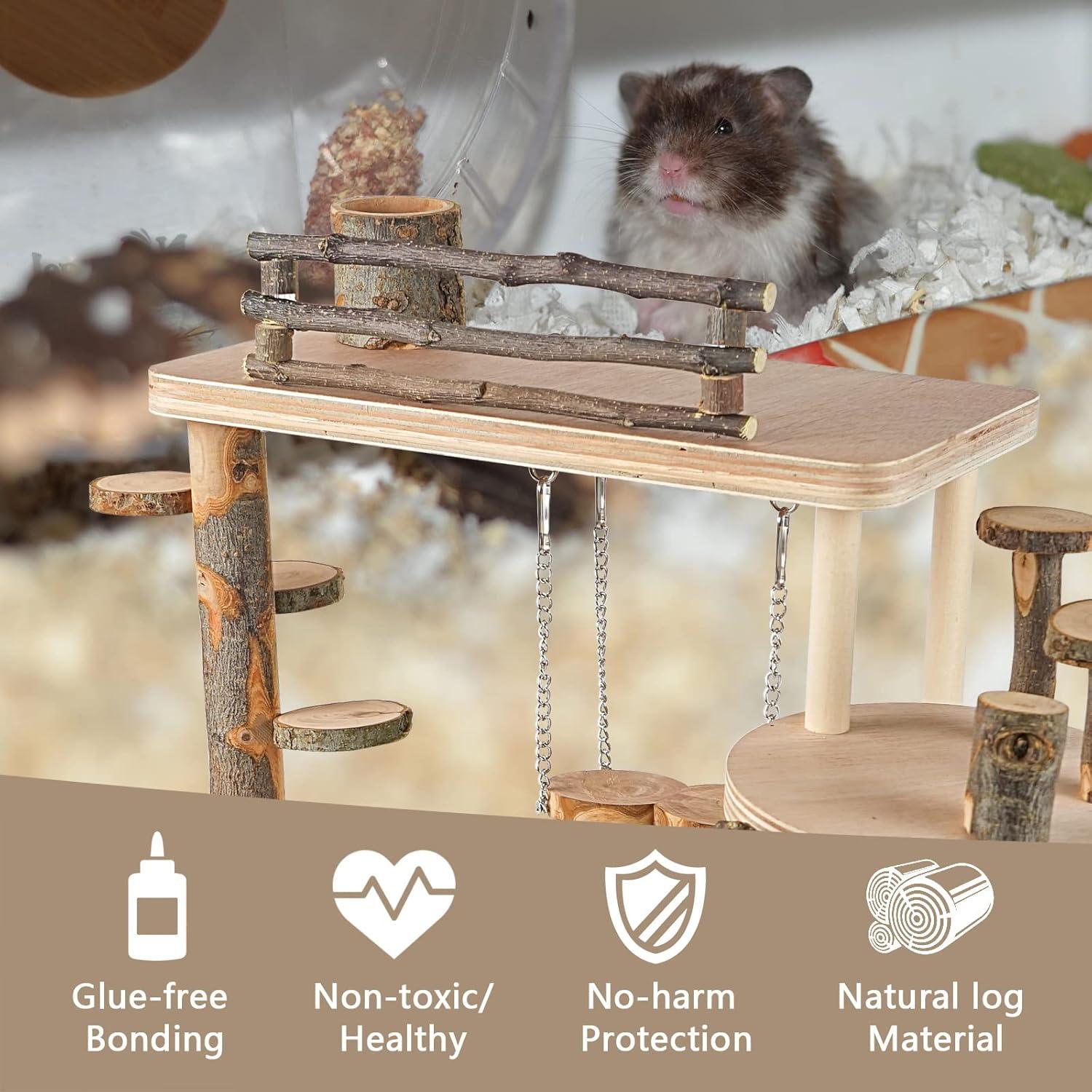 Parque Infantil de Madera VolksRose para Hámster 45x30 cm