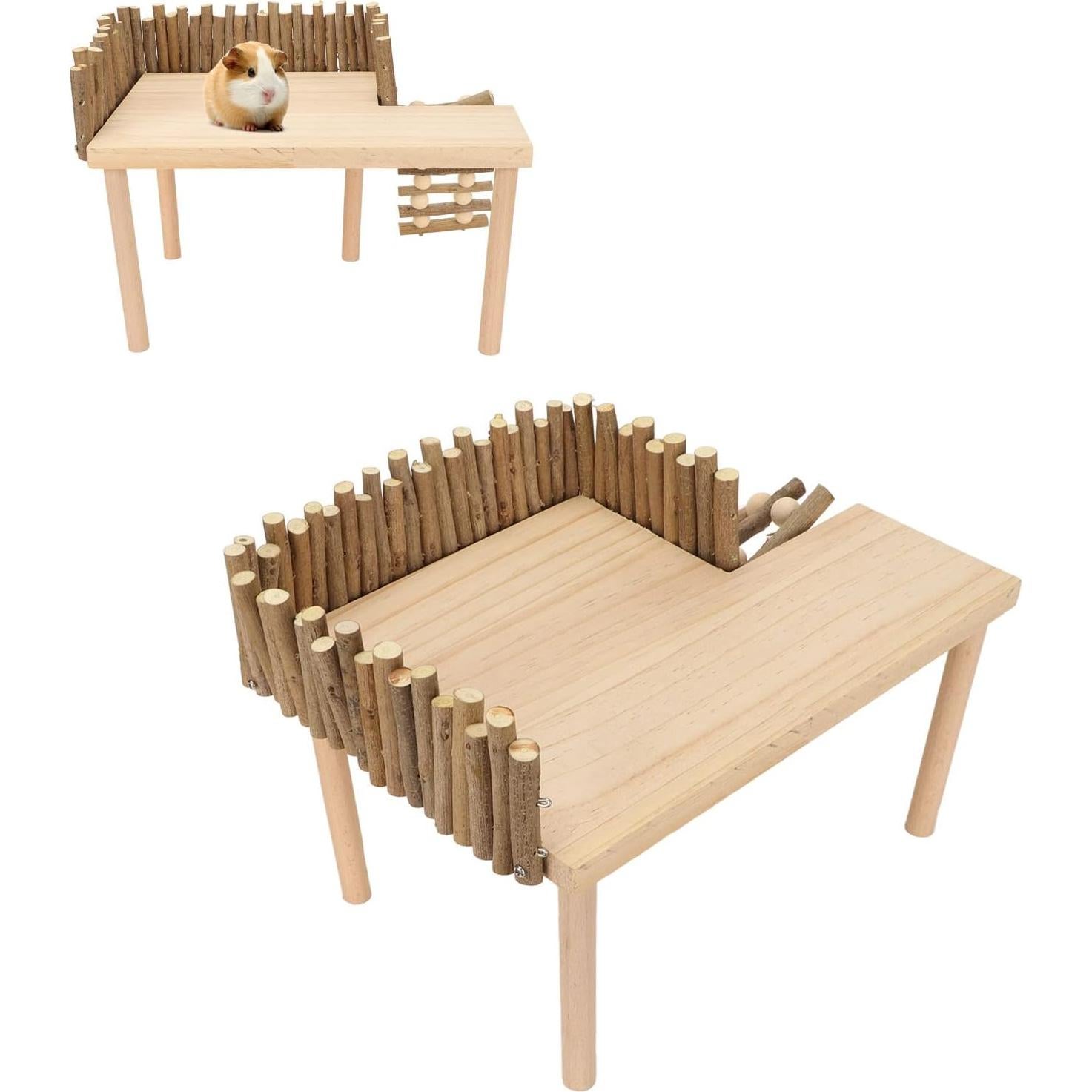 Plataforma de Escalada para Hámster Tnfeeon 30x21cm Madera