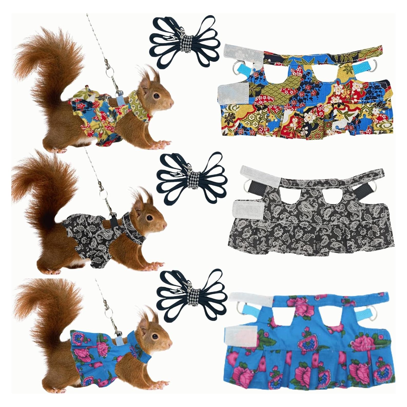 Juego de Arnés y Correa para Pequeños Animales Copfeu Mediano