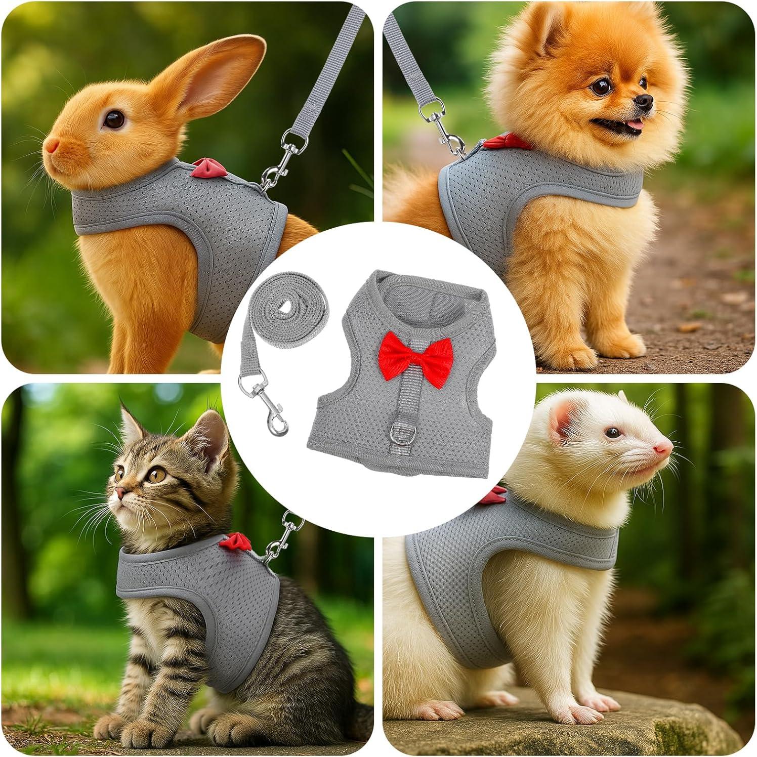 Arnés y Correa para Conejos Larrel Ajustable Transpirable M