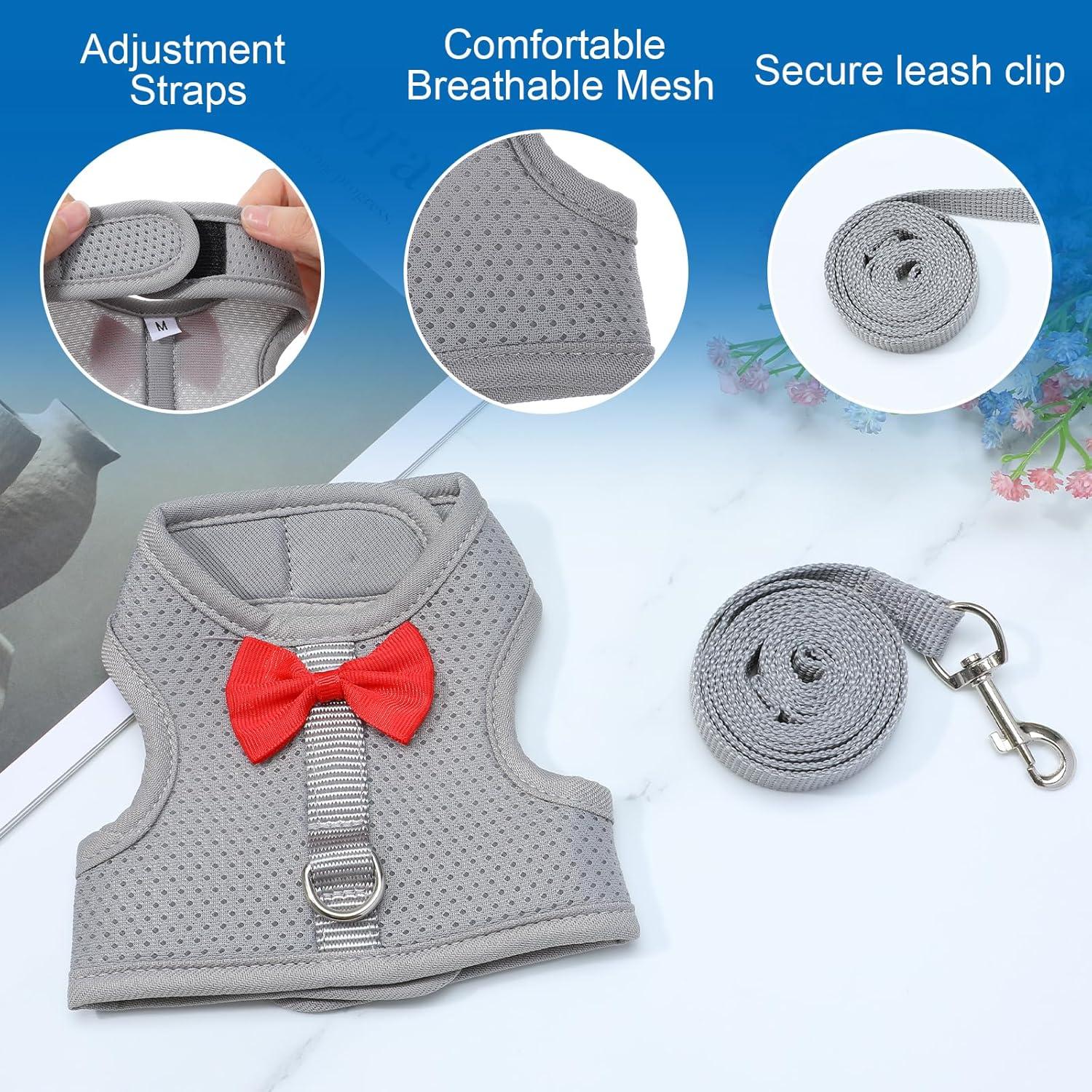 Arnés y Correa para Conejos Larrel Ajustable Transpirable M