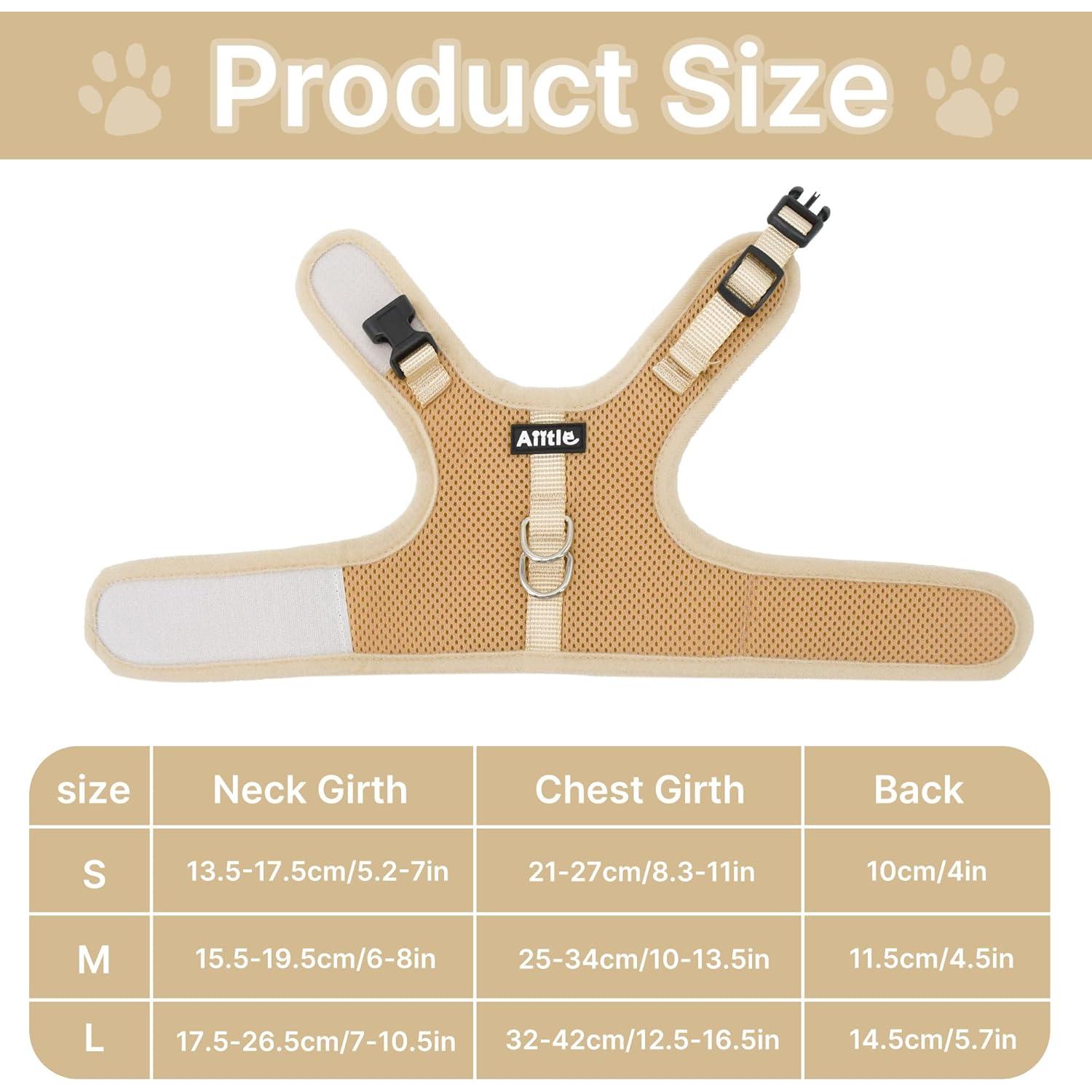 Conjunto Arnés y Correa AIITLE Caqui para Conejos y Mascotas