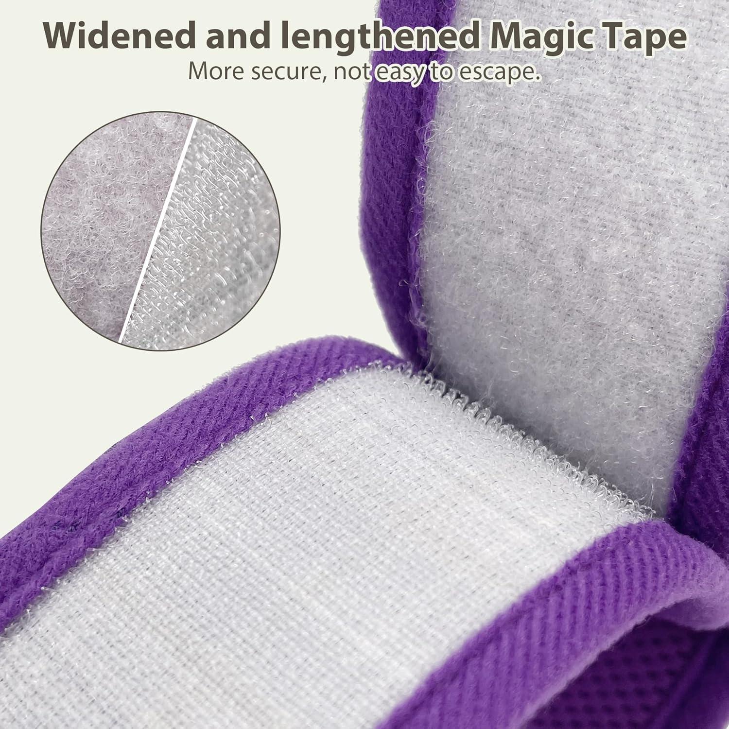 Arnés y Correa para Conejo AIITLE S Púrpura Acolchado Malla