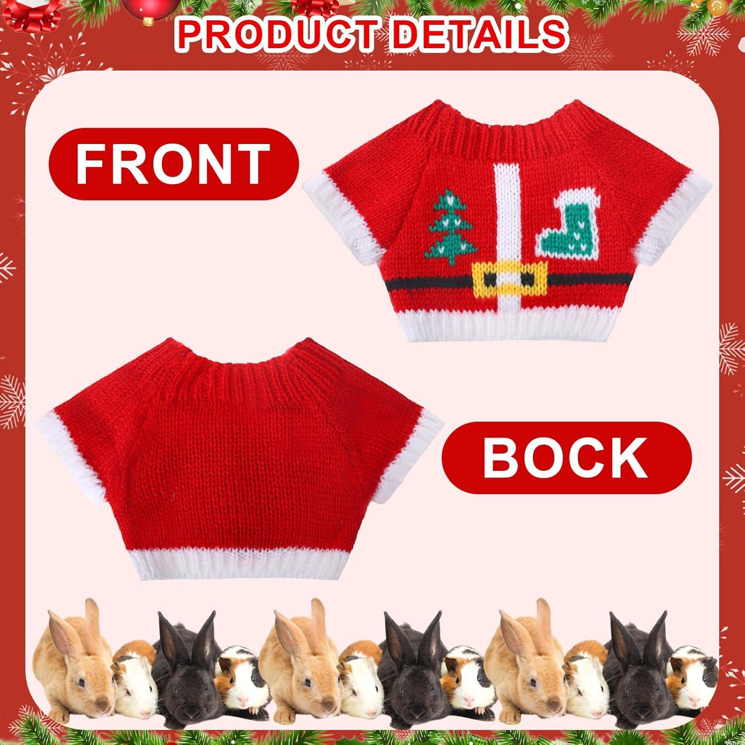 10 Piezas Ropa para Cobayas Clysee - 5 Chalecos y 5 Sombreros Mini