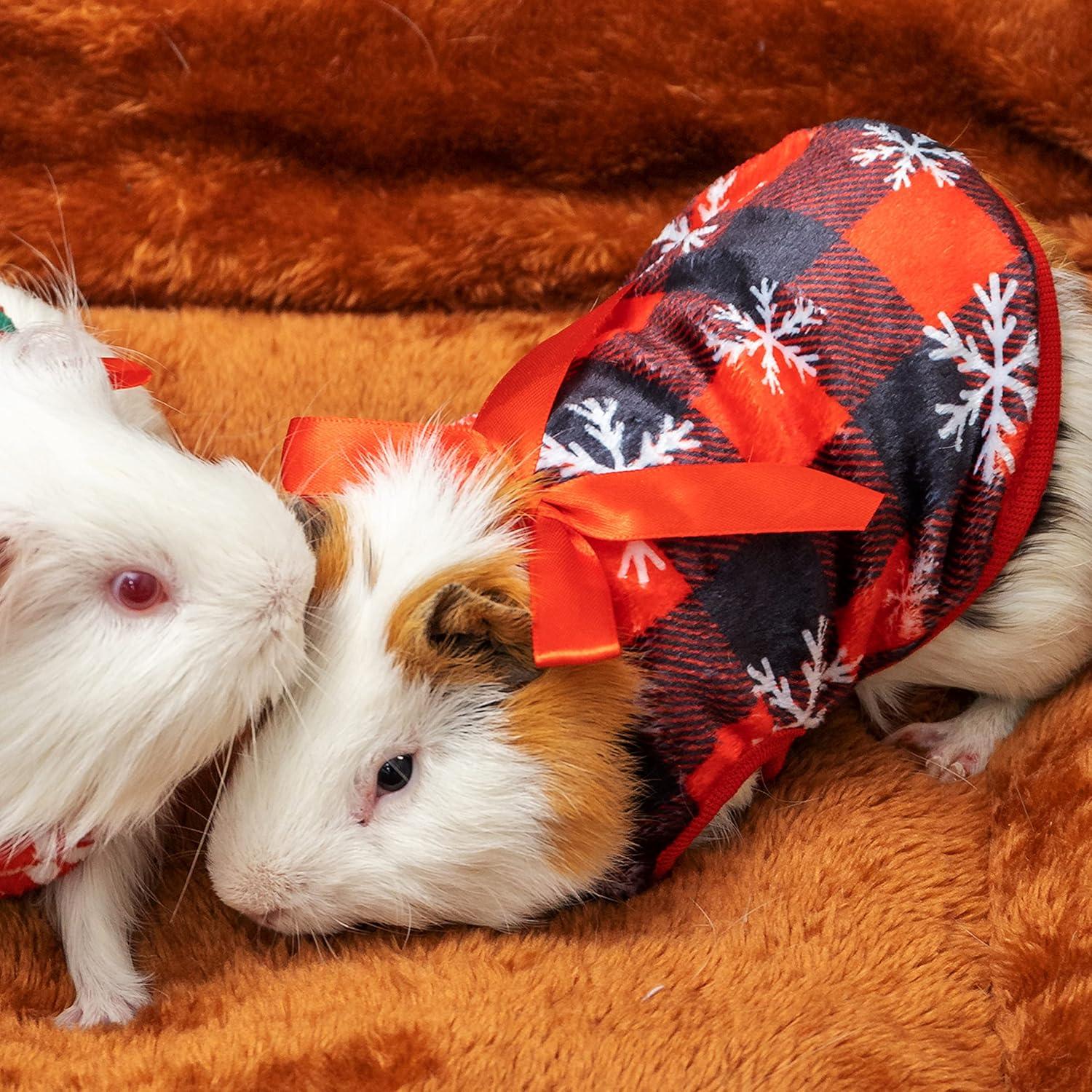 Chalecos de Navidad para Cobayas y Mascotas Pequeñas - 2 Piezas