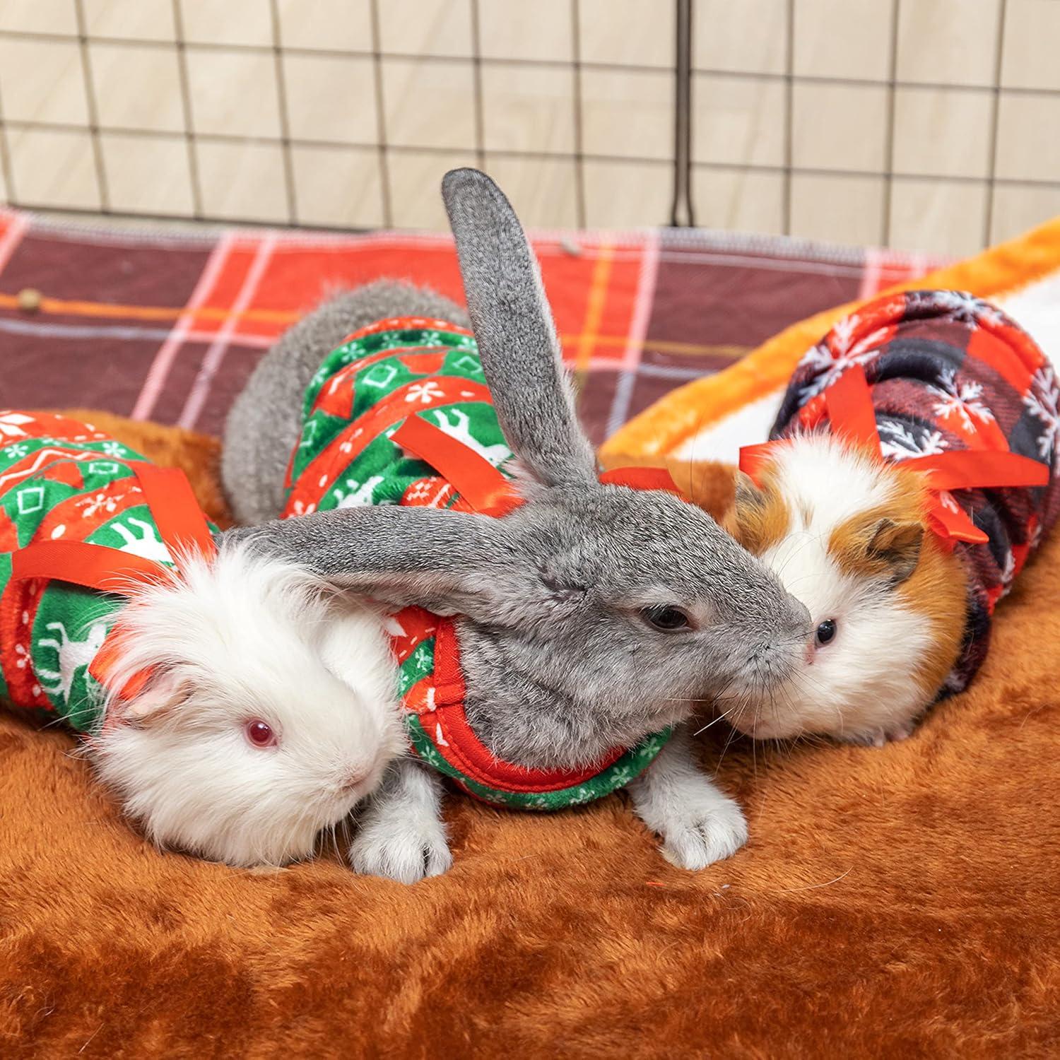 Chalecos de Navidad para Cobayas y Mascotas Pequeñas - 2 Piezas