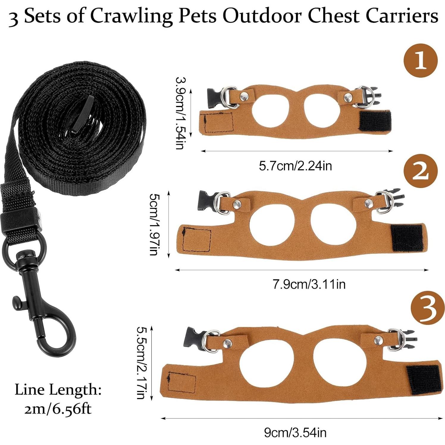 Juego de Arnés y Correa Ajustable Quilax para Dragón Barbudo