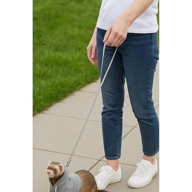 Paquete de Accesorios para Hurones Spartan Atlantic - Suéter, Arnés y Correa