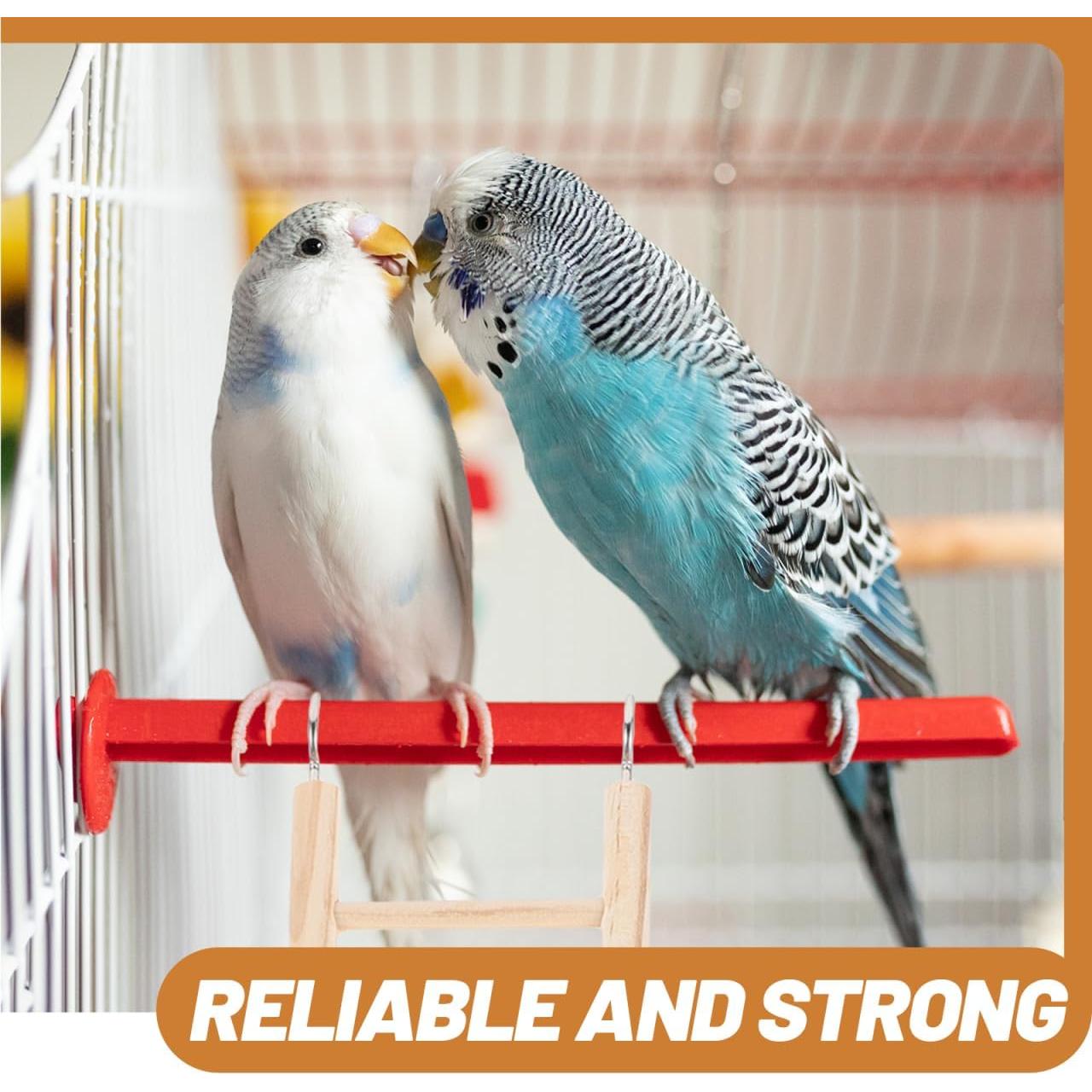 Escalera para Aves Toddmomy 37.5cm Juguete para Loros y Periquitos