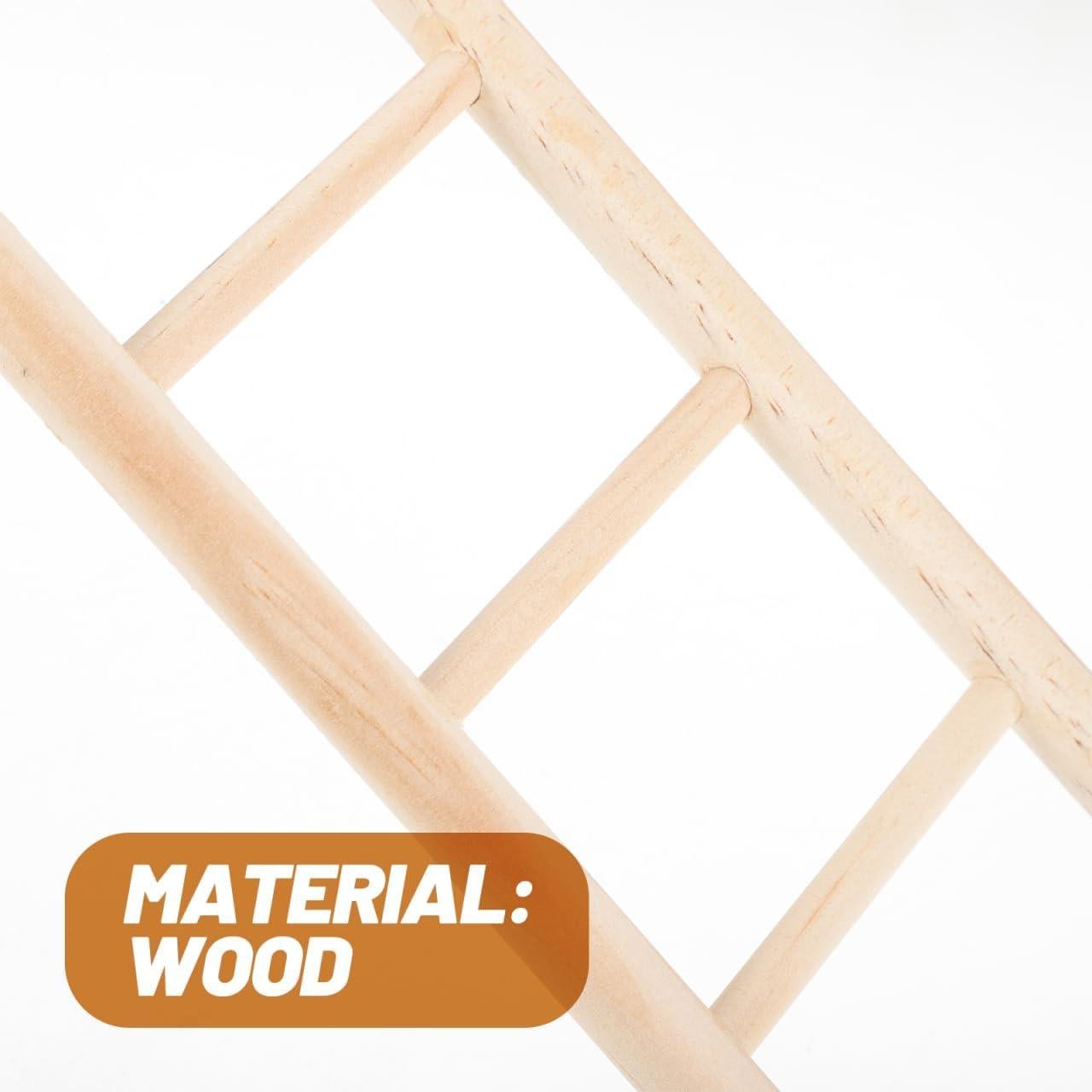 Escalera para Aves Toddmomy 37.5cm Juguete para Loros y Periquitos