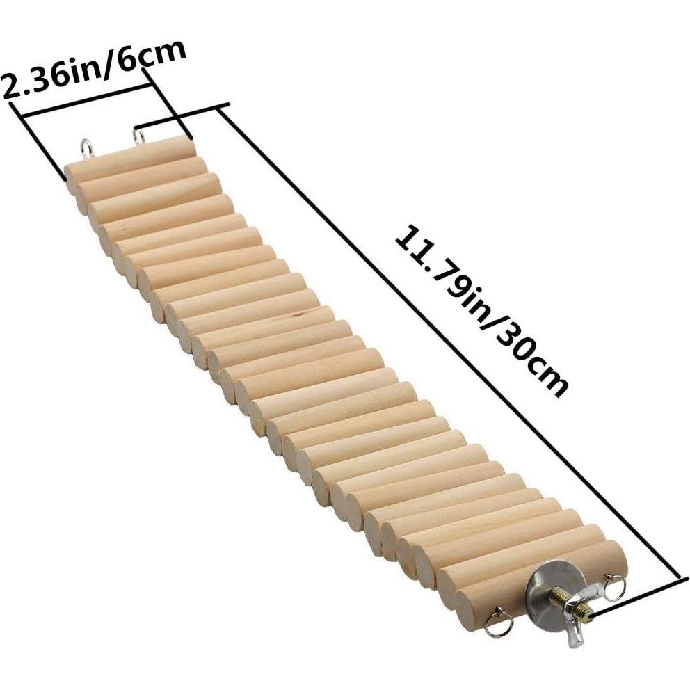 Puente Columpio Escalera Litewood para Aves y Hámster 30x6cm
