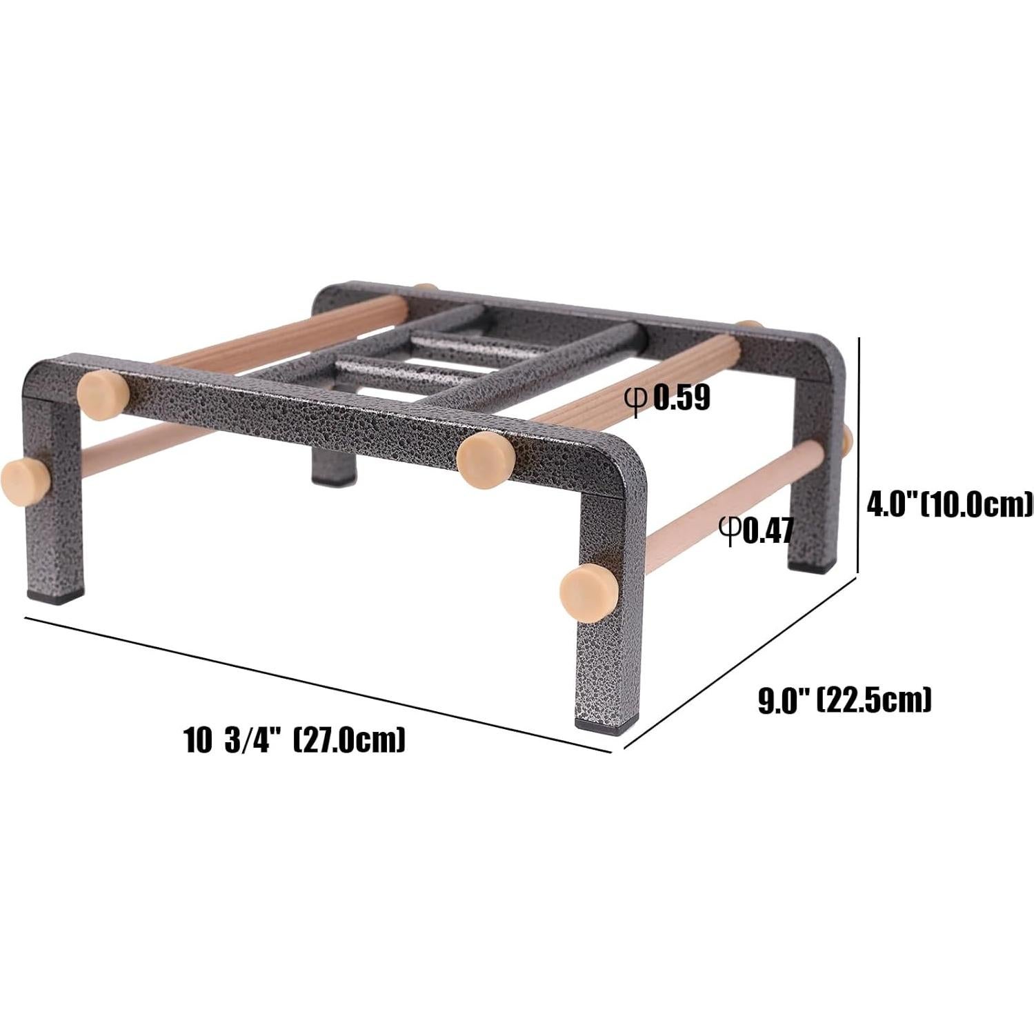 Perch de Entrenamiento para Aves Grandes Halinfer - Escalera de Metal y Madera