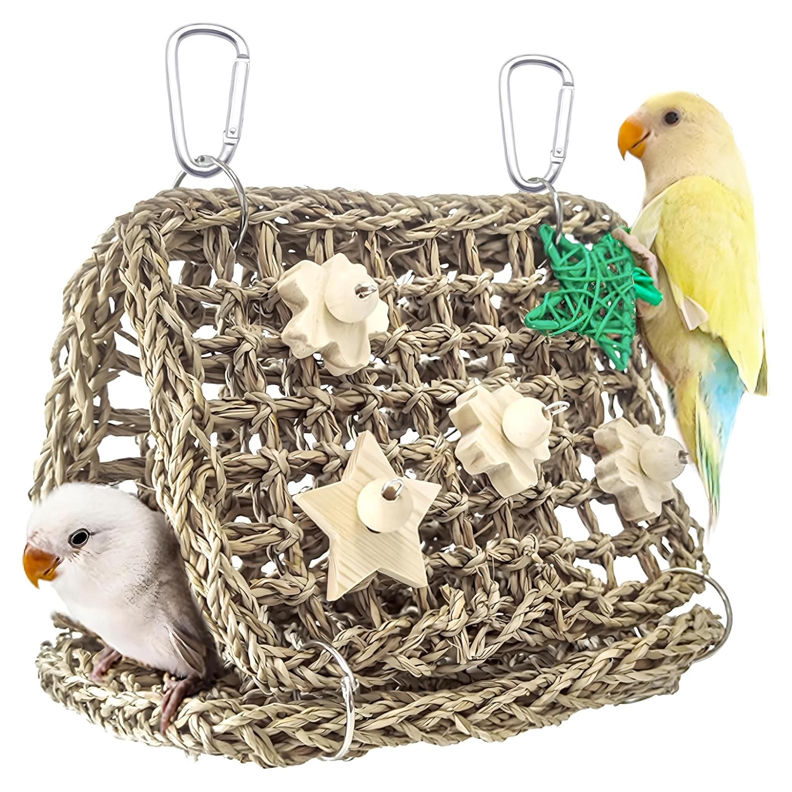 Cama para Aves Jevnd Nido de Hierba Marina 19.8x15x16.8cm