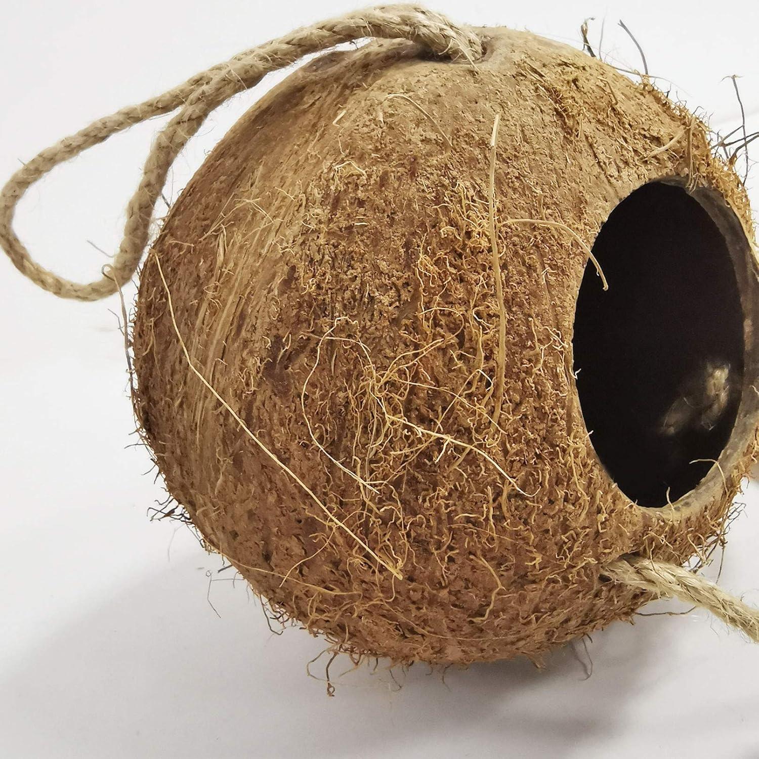 Nidos de Coco para Aves Kathson - 5 Piezas con Escalera