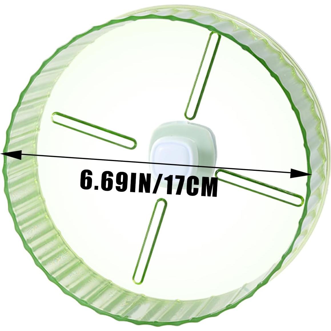 Rueda de Correr Silenciosa Slepceub para Loros 17.3 cm Verde