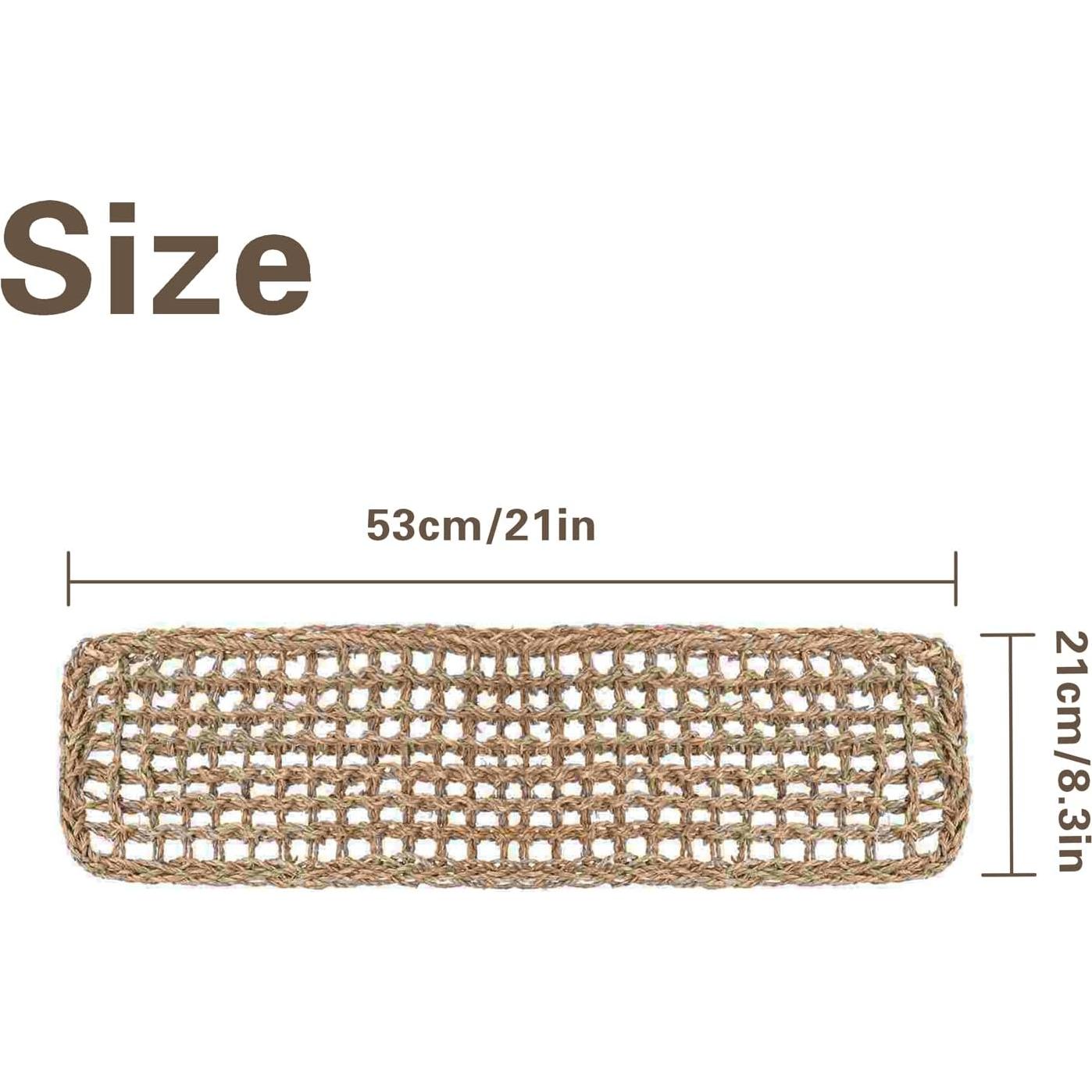 Alfombra de Hierba Marina para Aves XiyaxiVici 52 x 20 cm