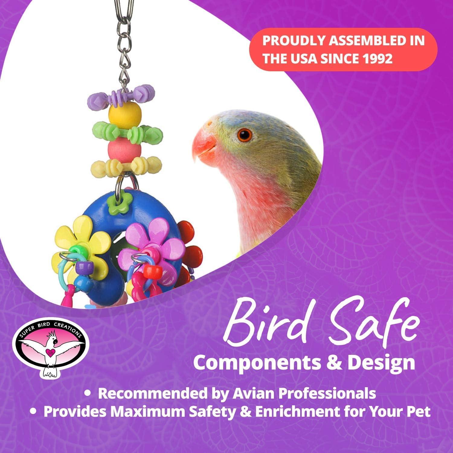 Juguete para Aves Super Bird Creations SB1085 Poder Floral - Pequeño/Mediado