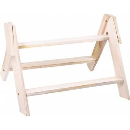 Escalera de Percha de Madera Balacoo para Aves 42.9x34cm